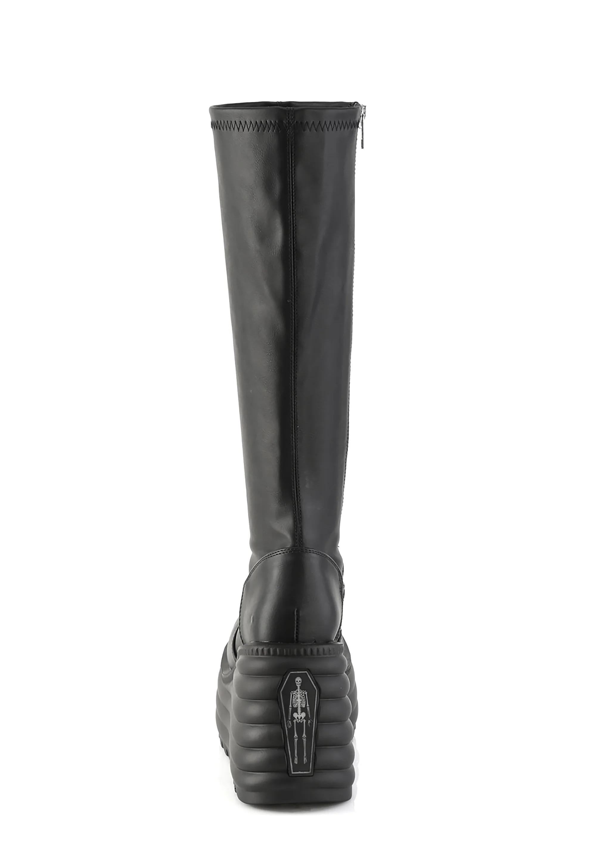 Morte-300 Platform Stretch Knee High Boots - Image 3