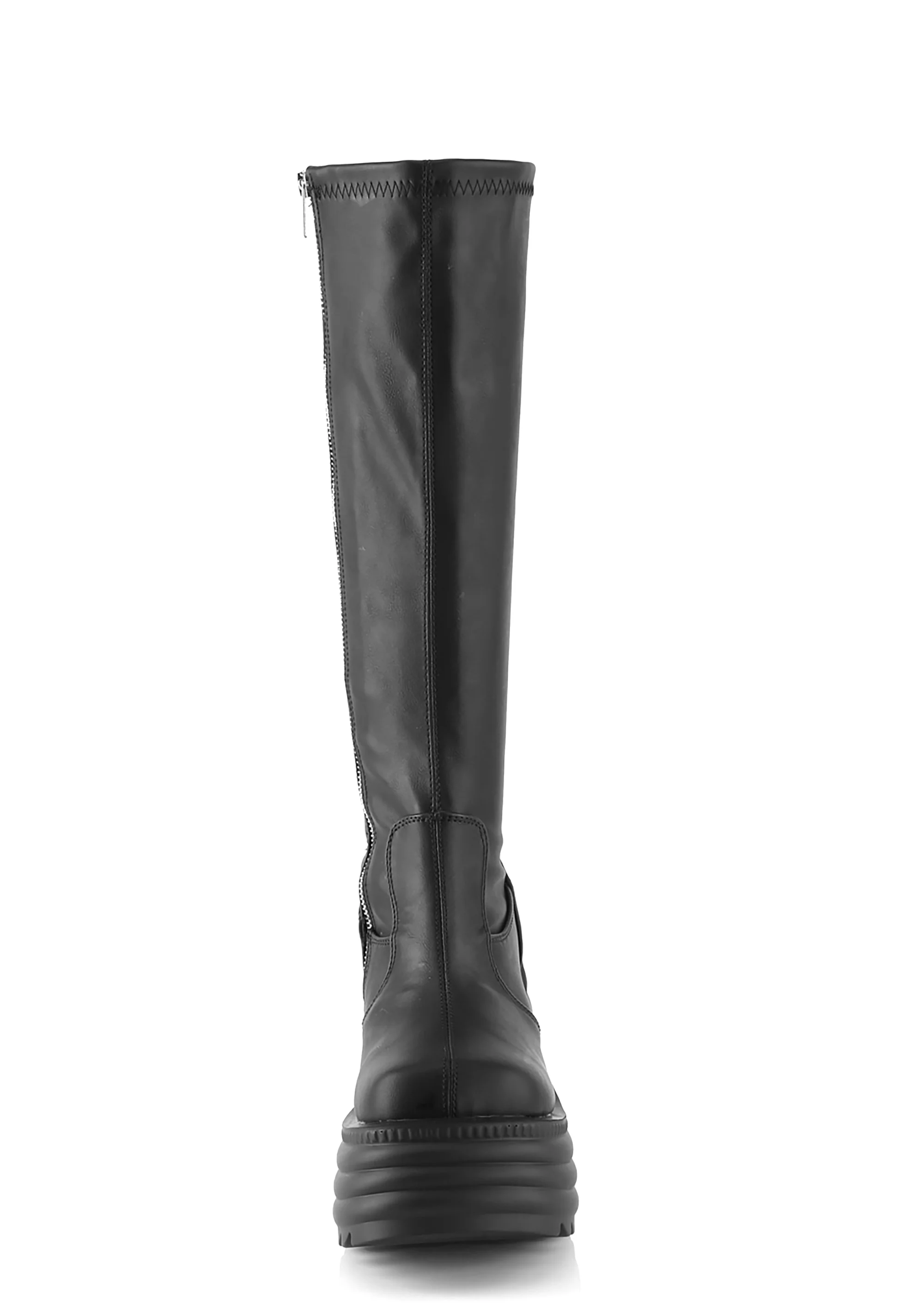 Morte-300 Platform Stretch Knee High Boots - Image 4
