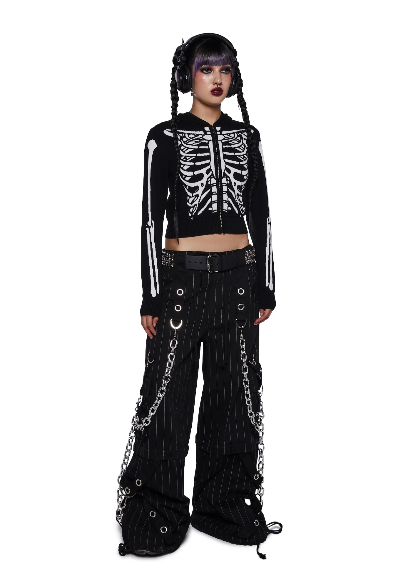 Mortuary Melody Zip-Up Hoodie - Image 2