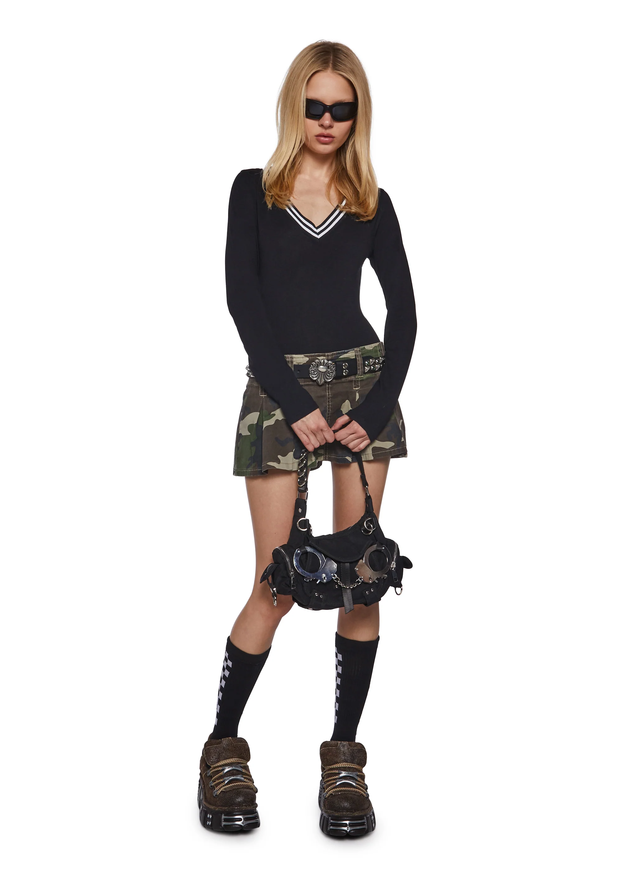 Most Likely Long Sleeve Bodysuit - Black - Image 2