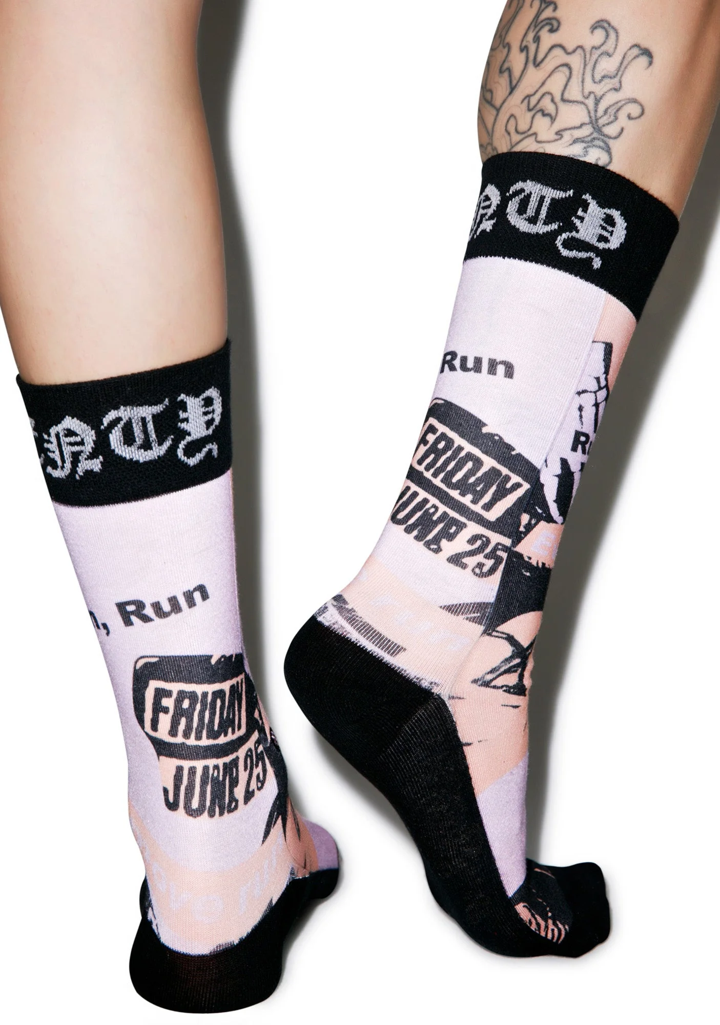 Most Wanted Crew Socks - Blue - Image 6