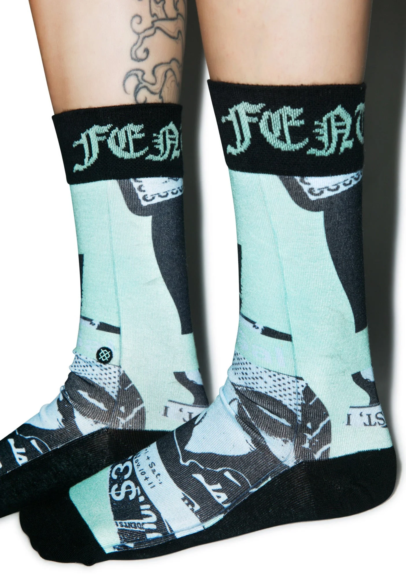 Most Wanted Crew Socks - Blue - Image 9