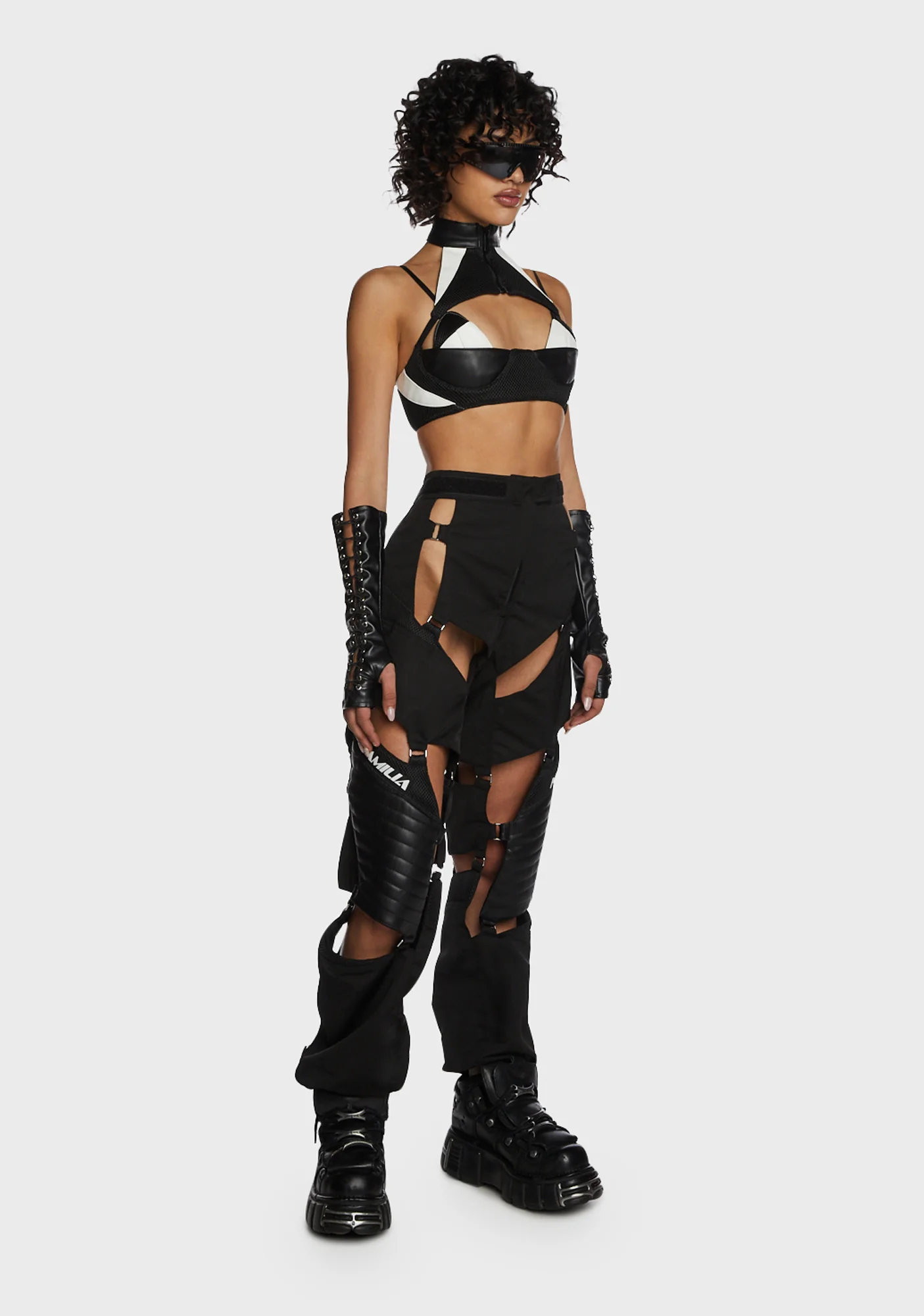 Moto Floating Pants - Black - Image 2