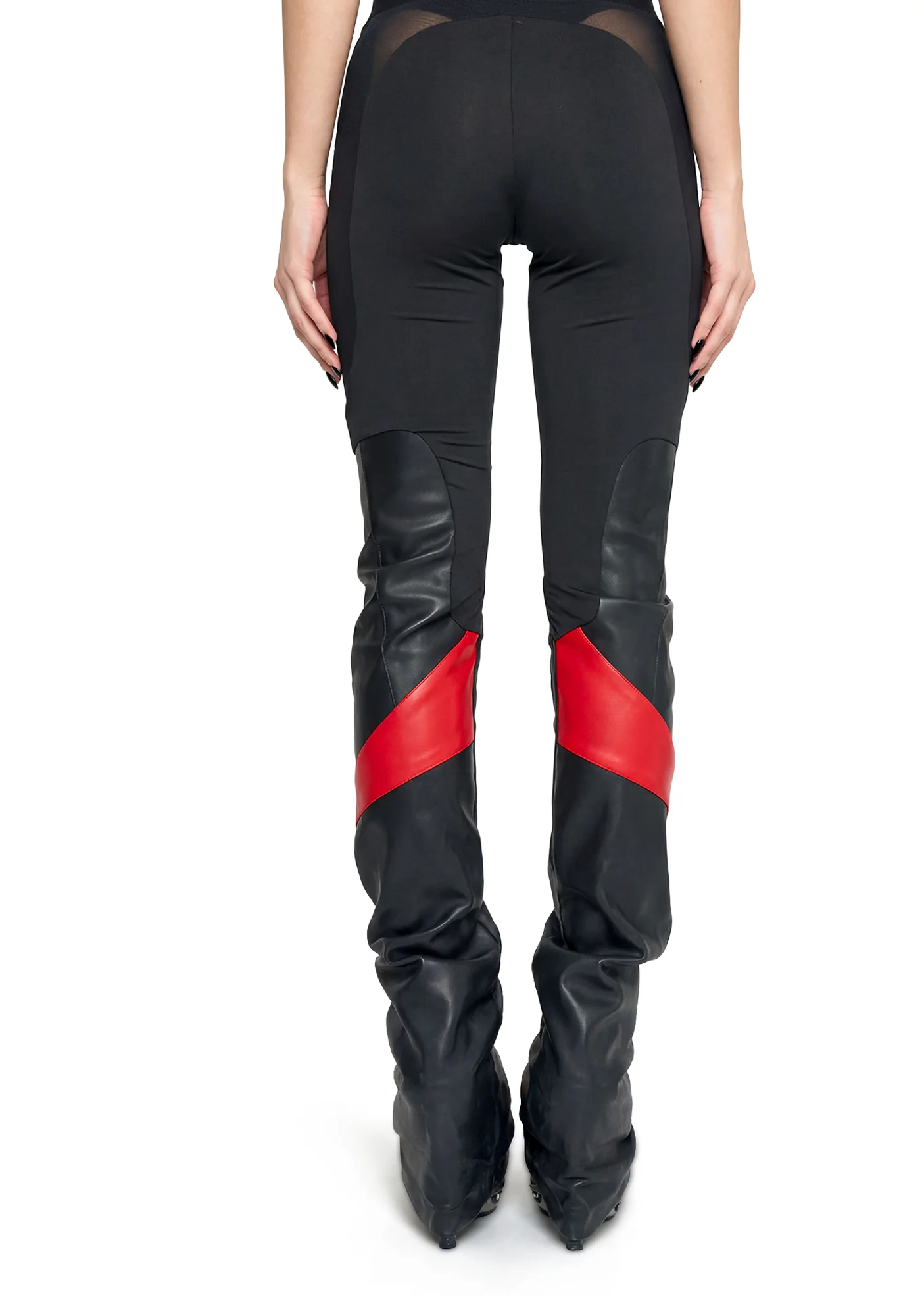 Moto Mesh Pants - Red - Image 4