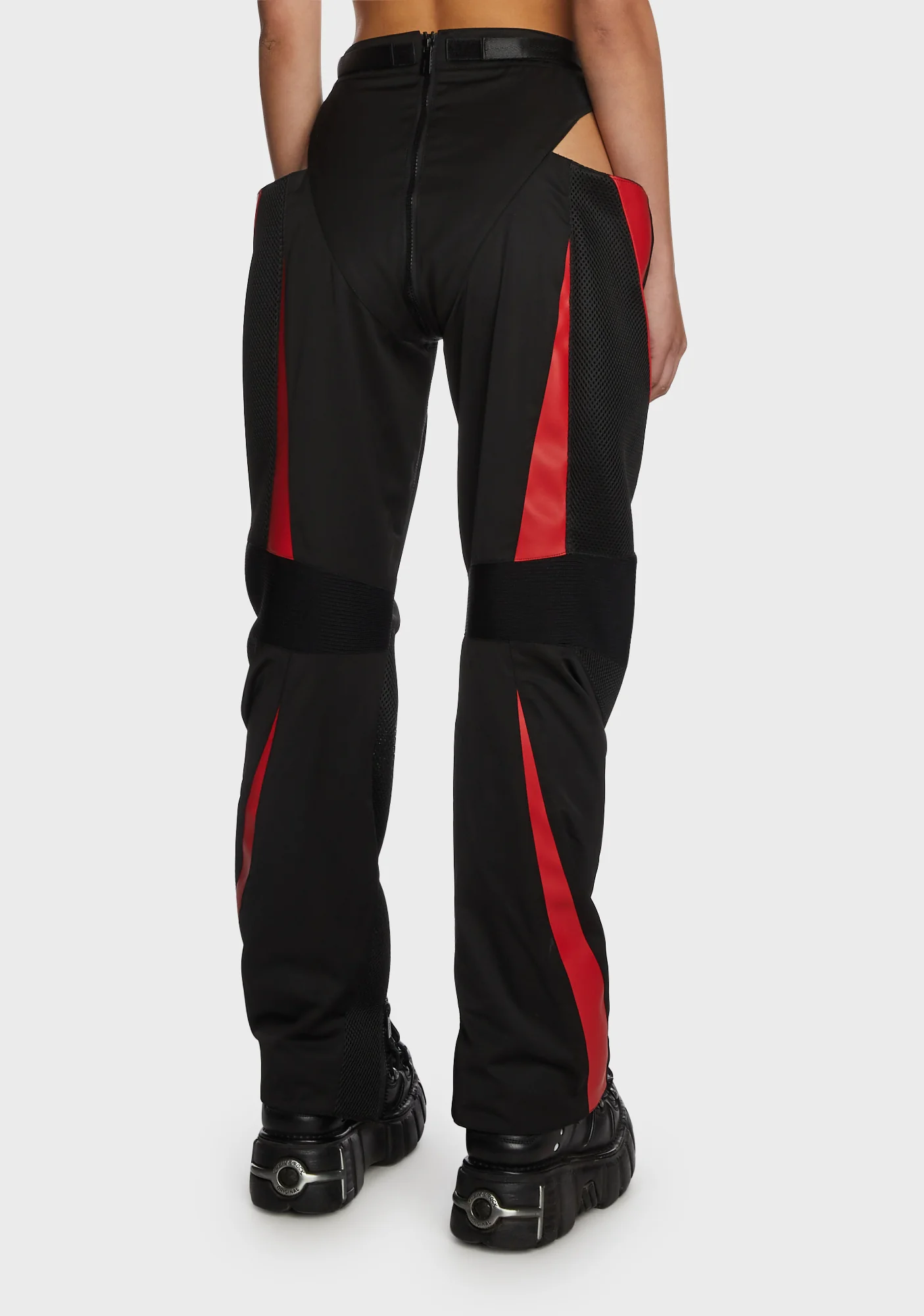 Motocross Panty Trousers - Black/Red - Image 4