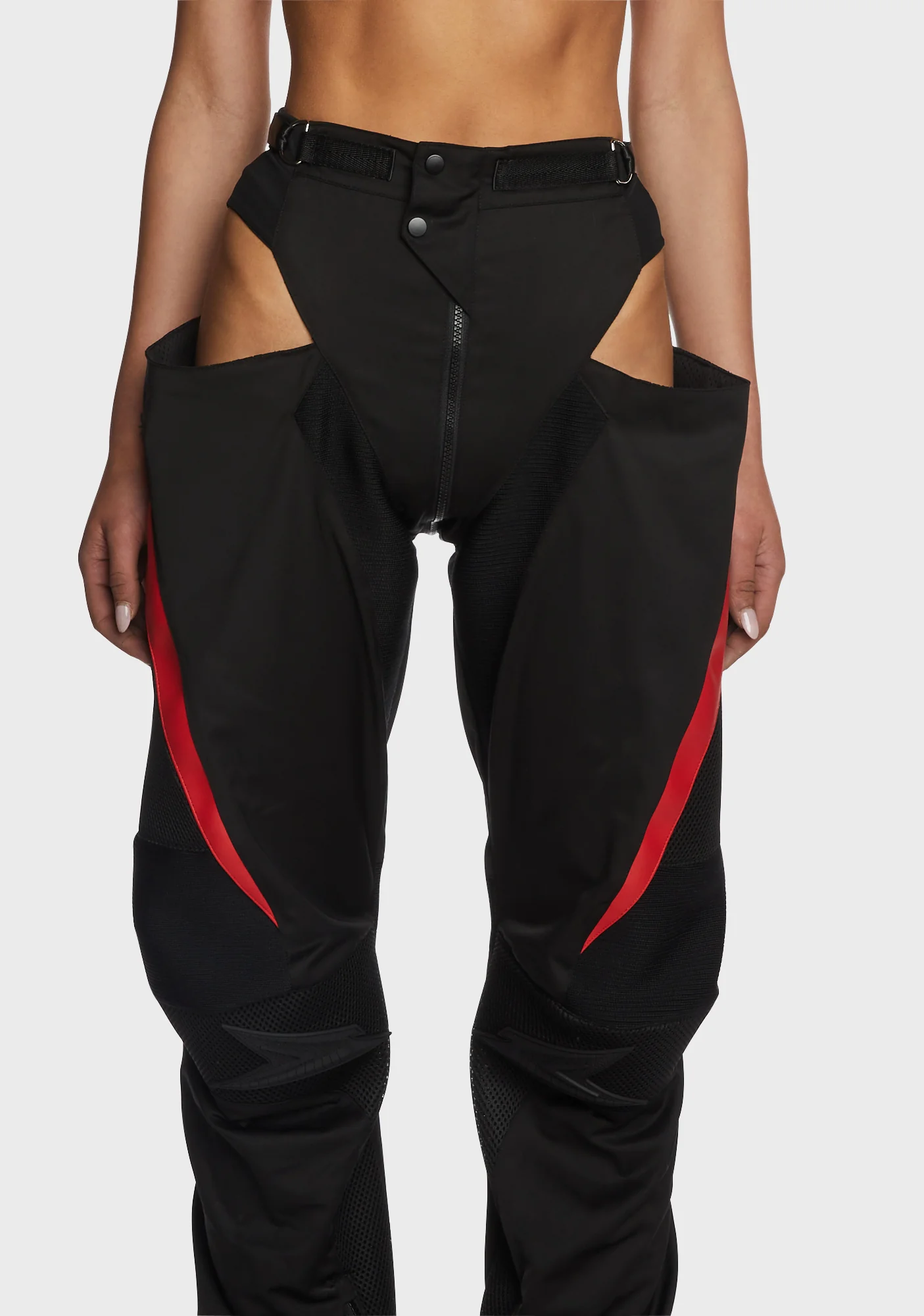 Motocross Panty Trousers - Black/Red - Image 5