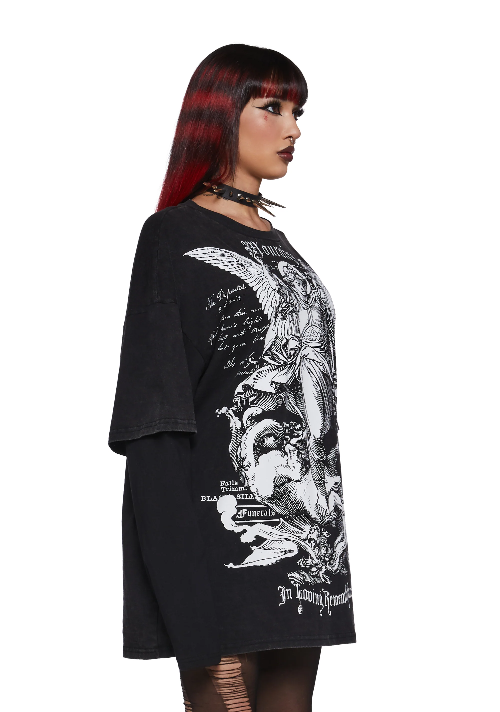 Mourning Angels Long Sleeve Top - Image 3
