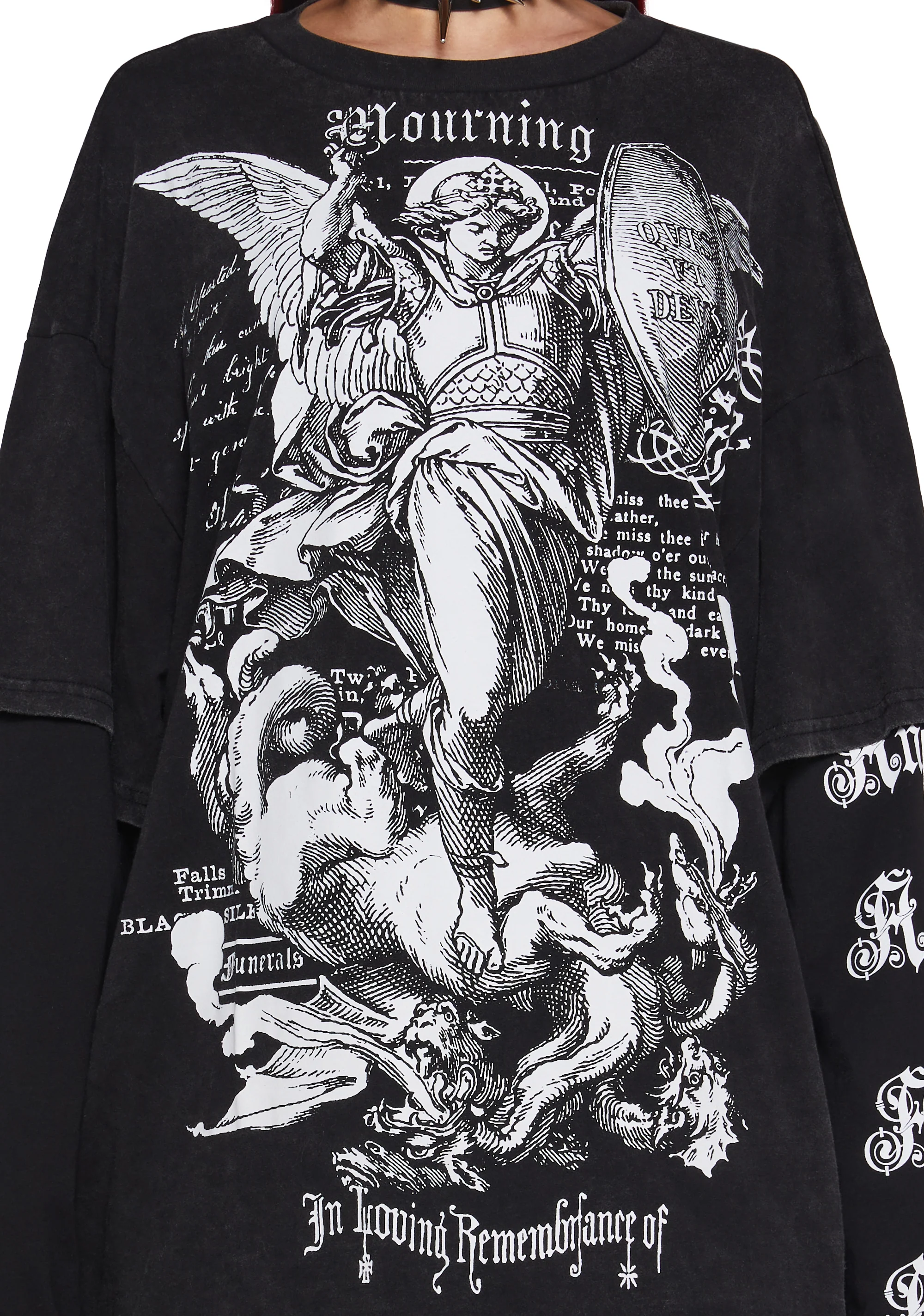 Mourning Angels Long Sleeve Top - Image 5