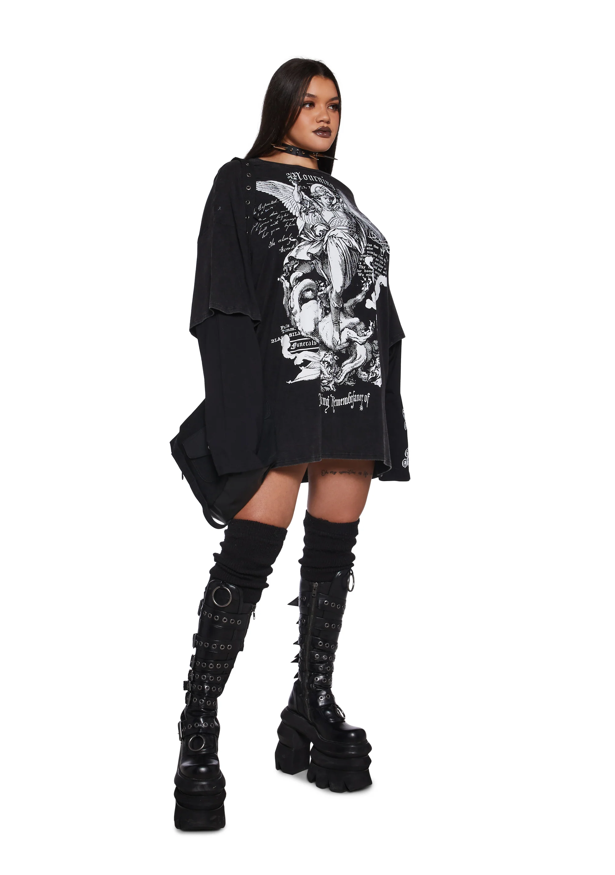 Mourning Angels Long Sleeve Top - Image 9