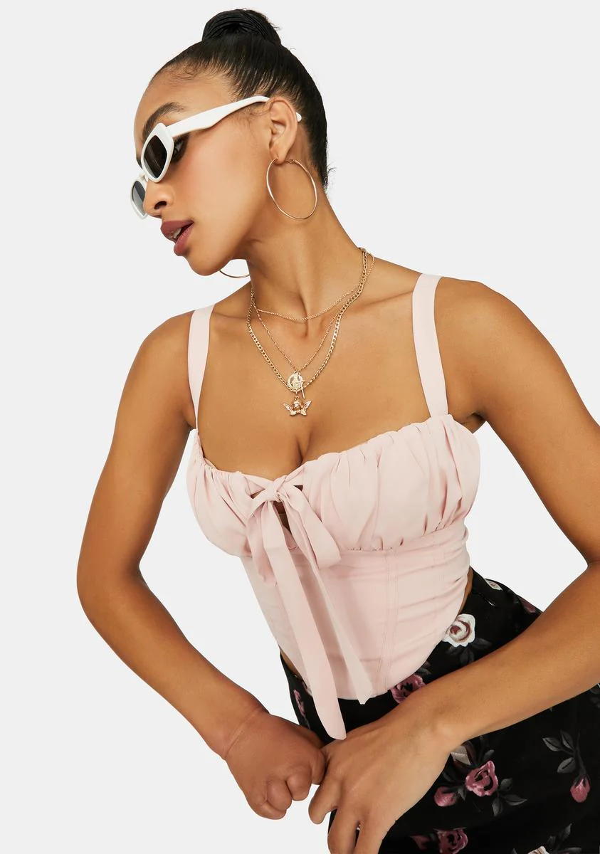 Movie Magic Corset Crop Top - Image 2