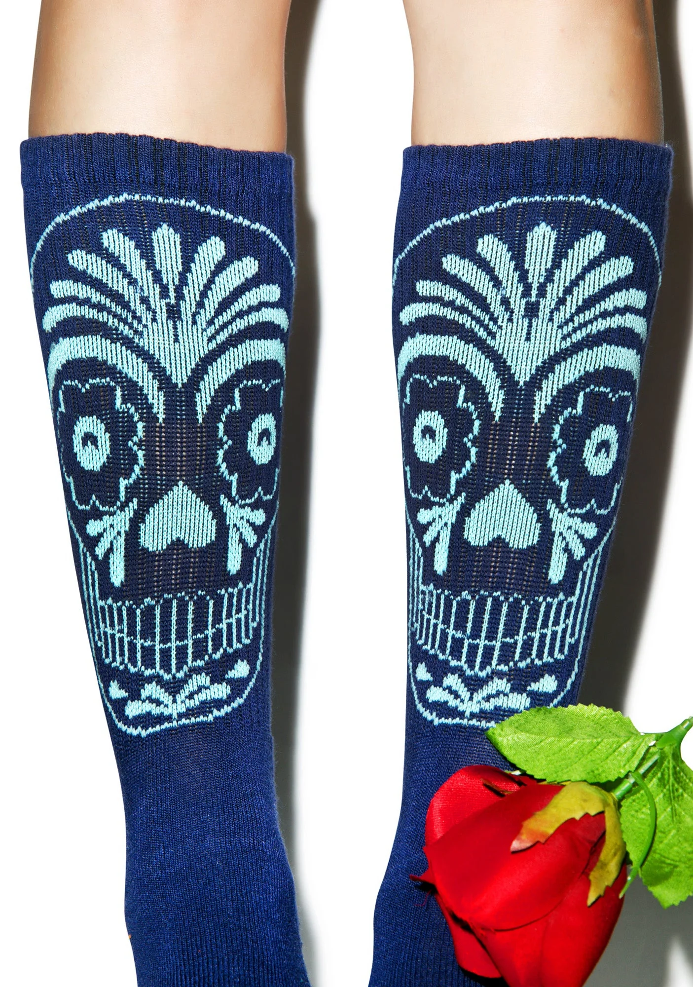 Muertos Socks - Light Blue - Image 8