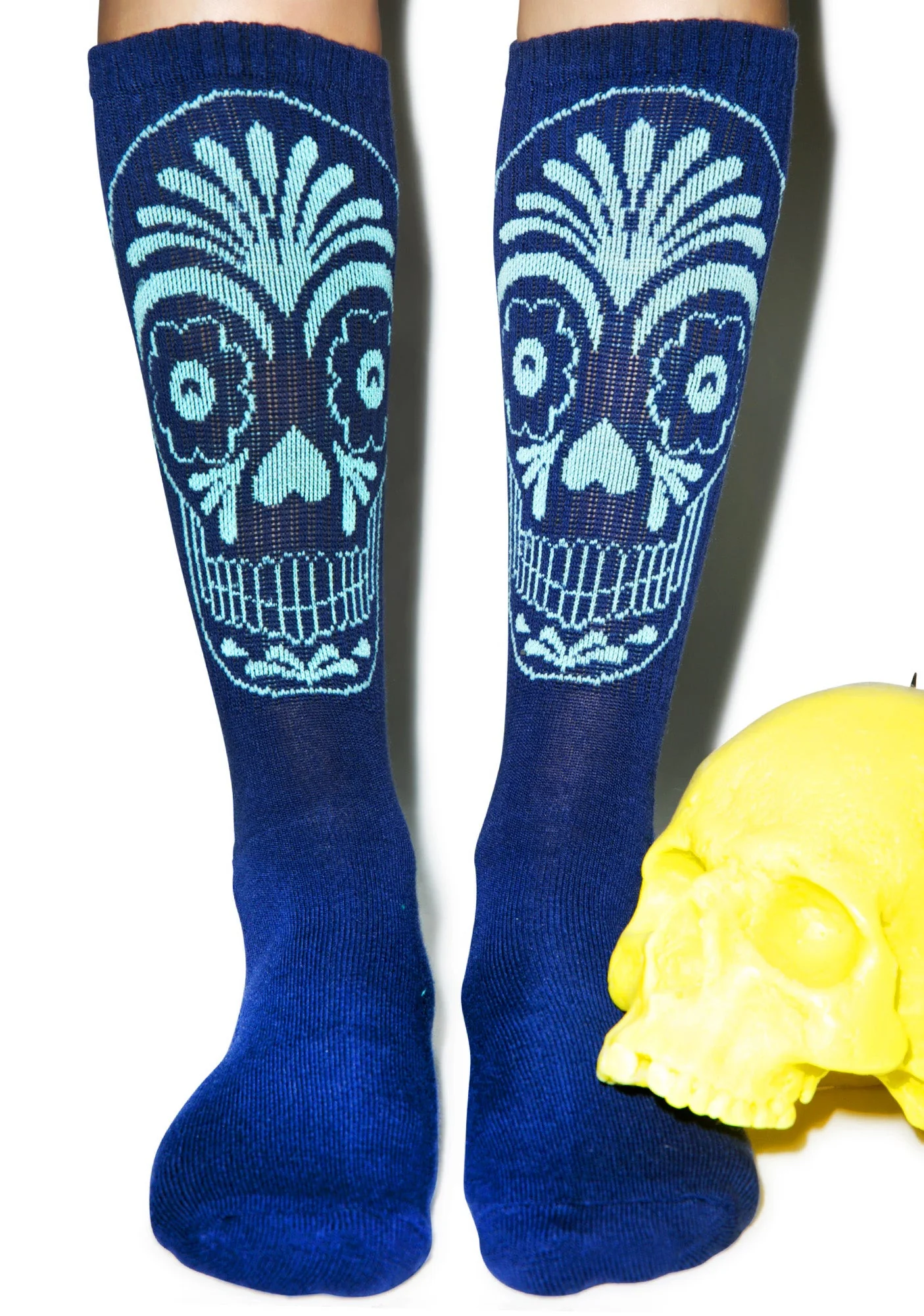 Muertos Socks - Light Blue - Image 9