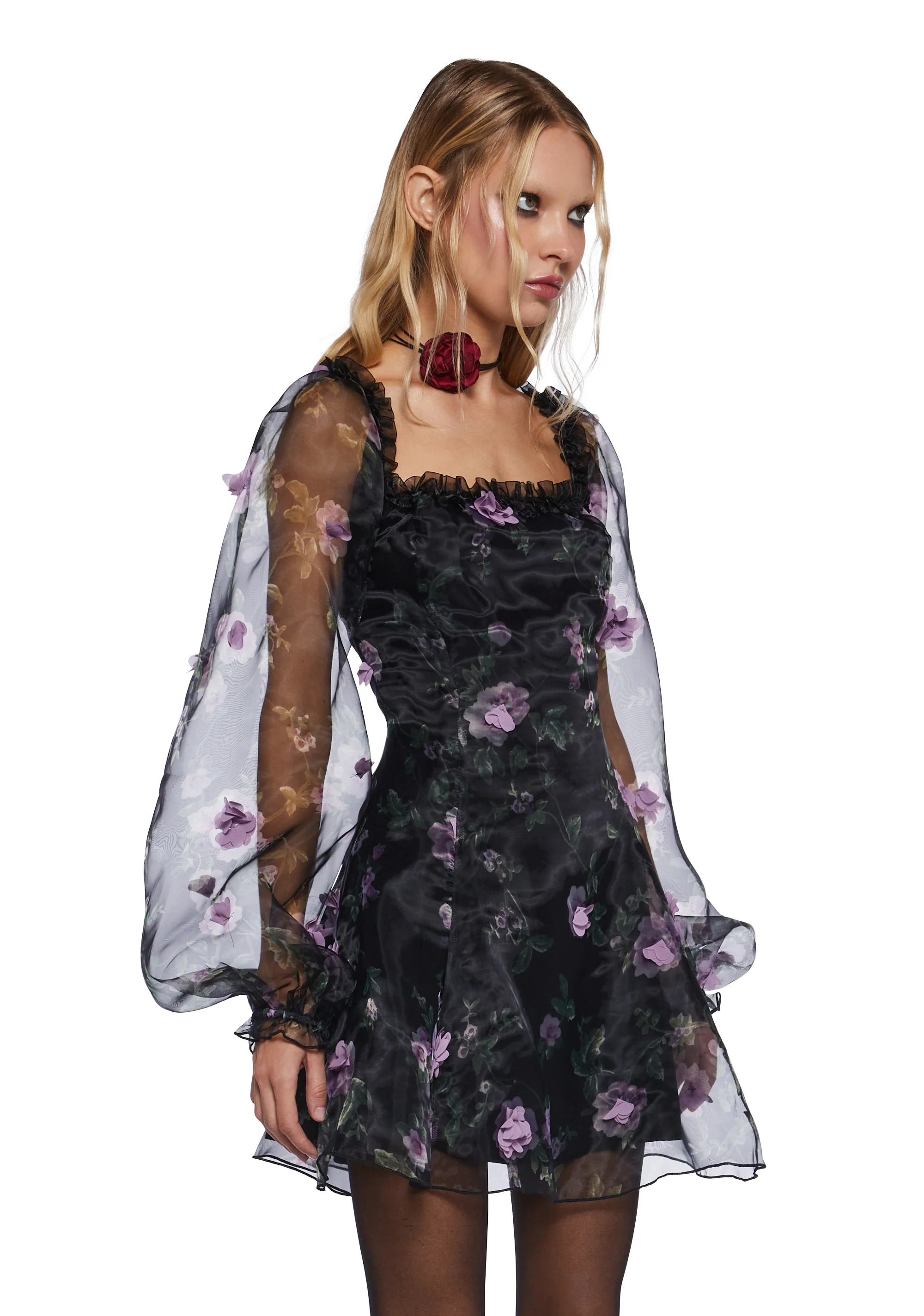 Multiple Proposals Mini Dress - Black - Image 3