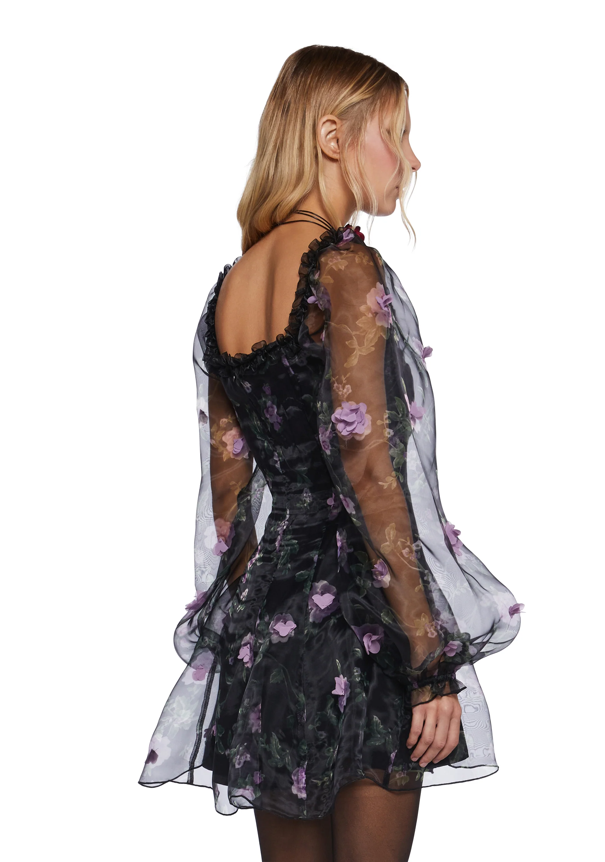 Multiple Proposals Mini Dress - Black - Image 4