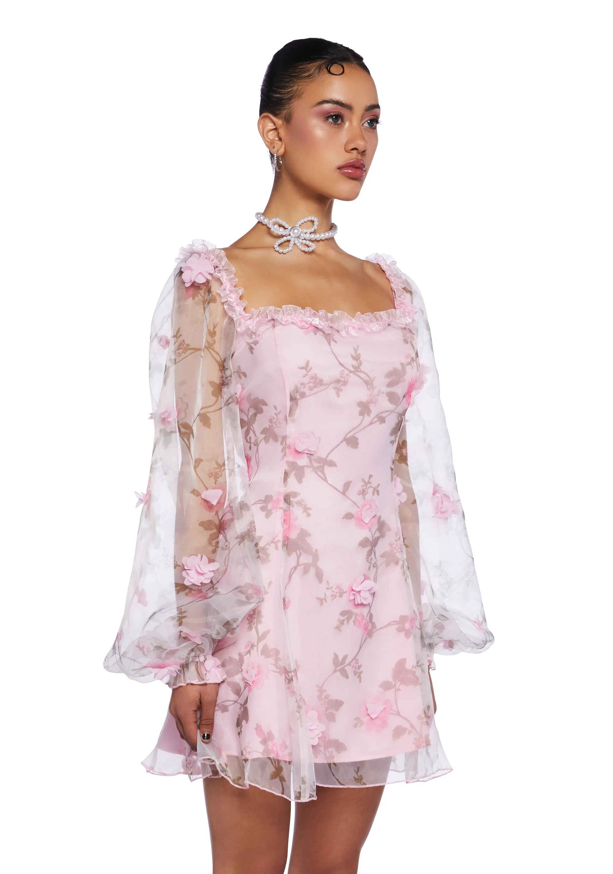 Multiple Proposals Mini Dress - Pink - Image 3