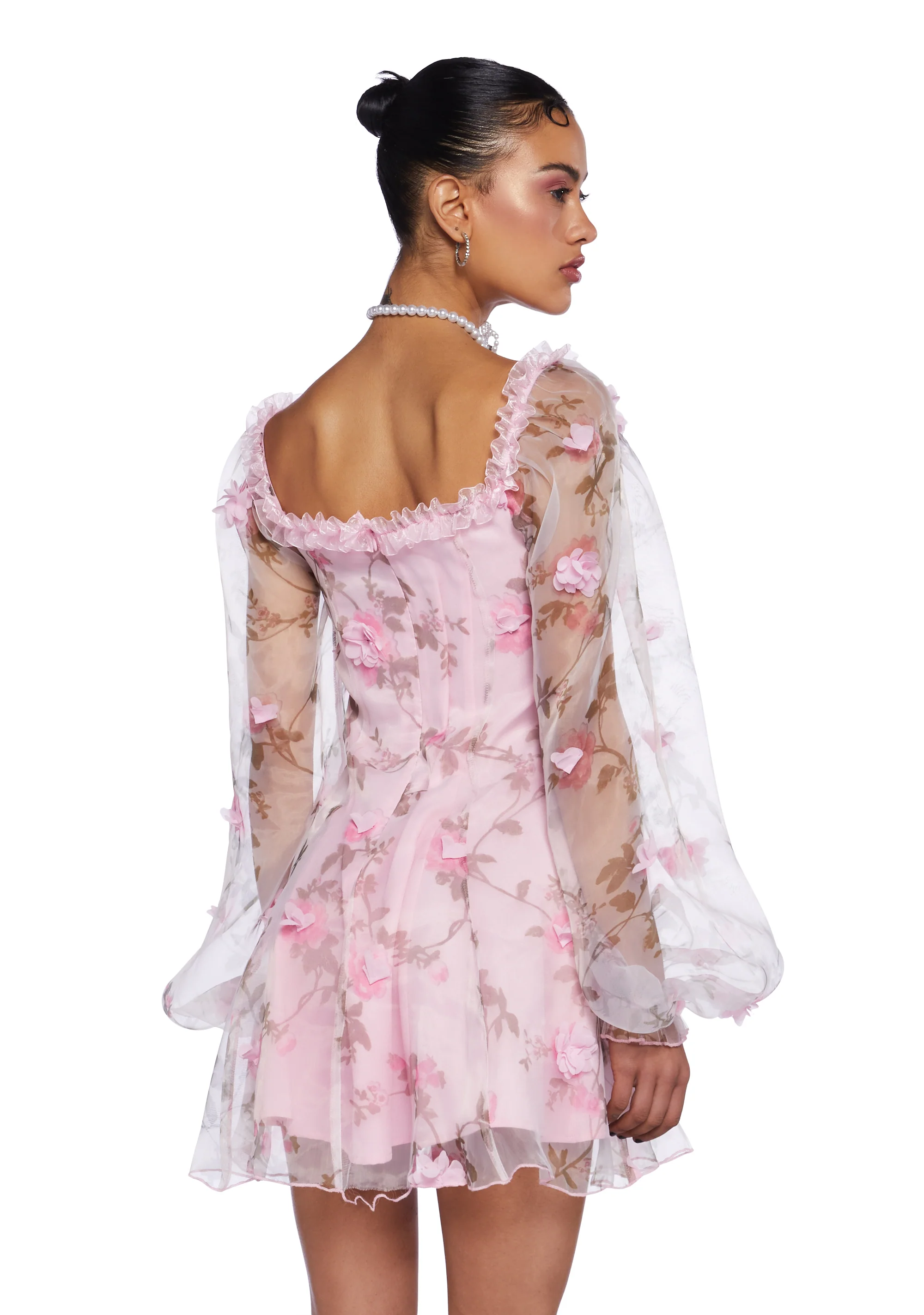 Multiple Proposals Mini Dress - Pink - Image 4