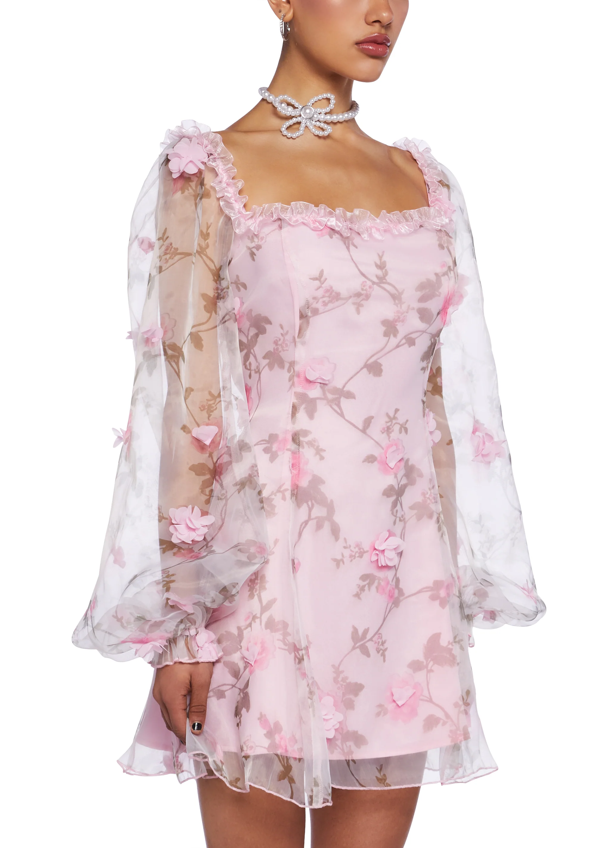 Multiple Proposals Mini Dress - Pink - Image 5