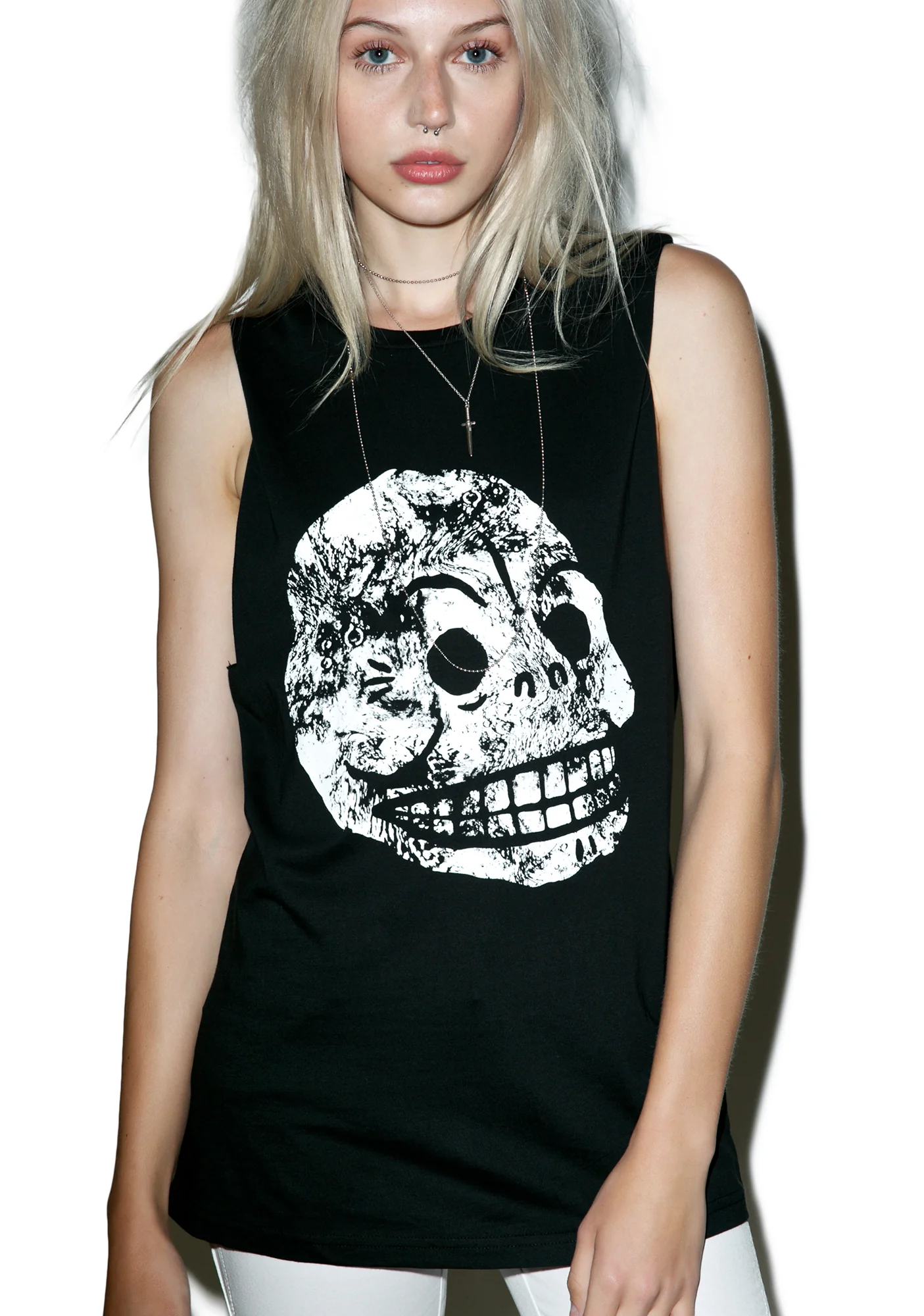 Muscle Moon Skull Tank - Image 2