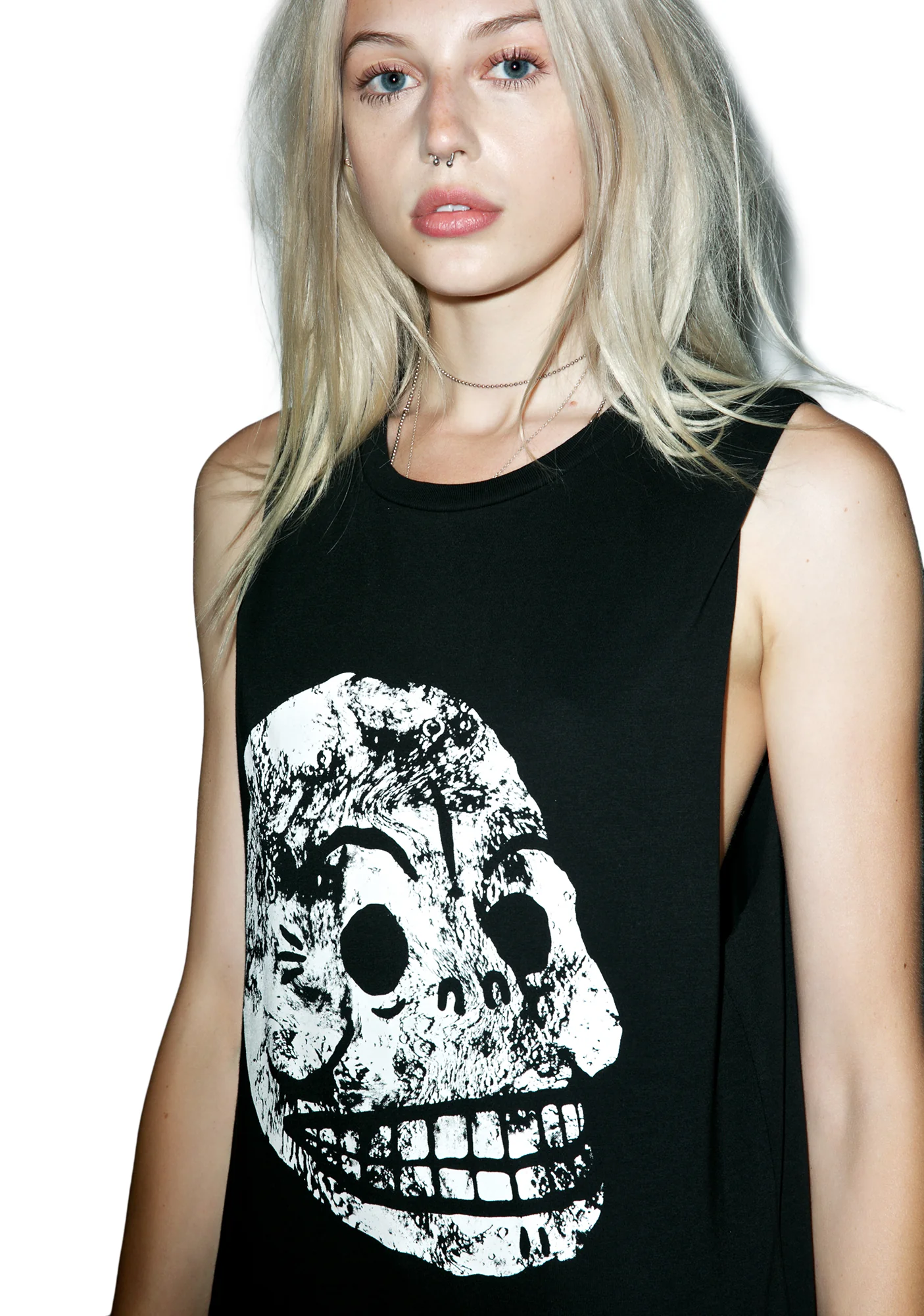 Muscle Moon Skull Tank - Image 3