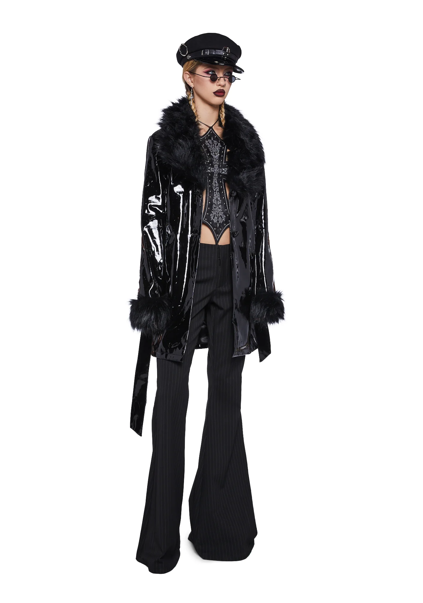 Muse Of Midnight Vinyl Coat - Image 2