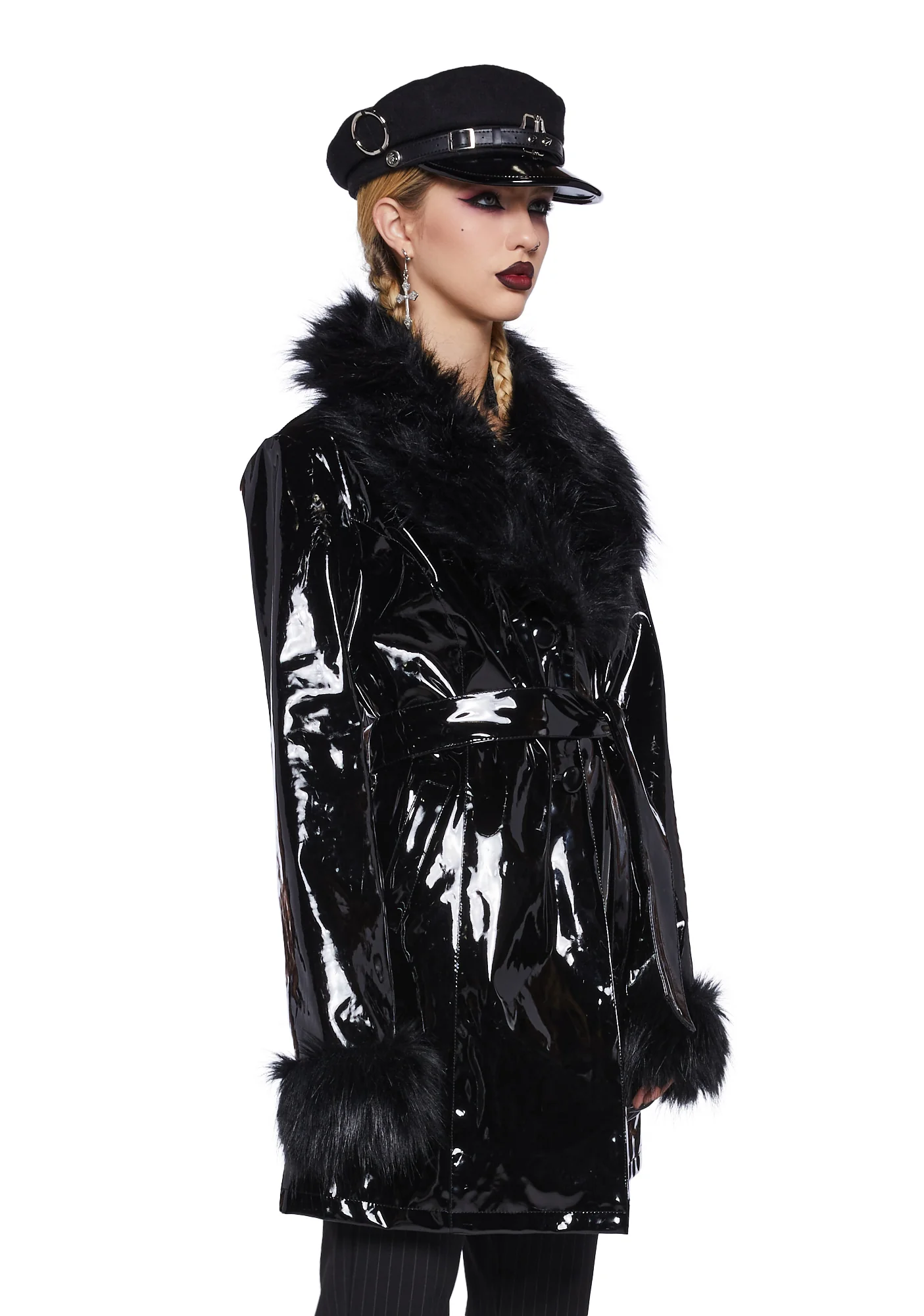 Muse Of Midnight Vinyl Coat - Image 3