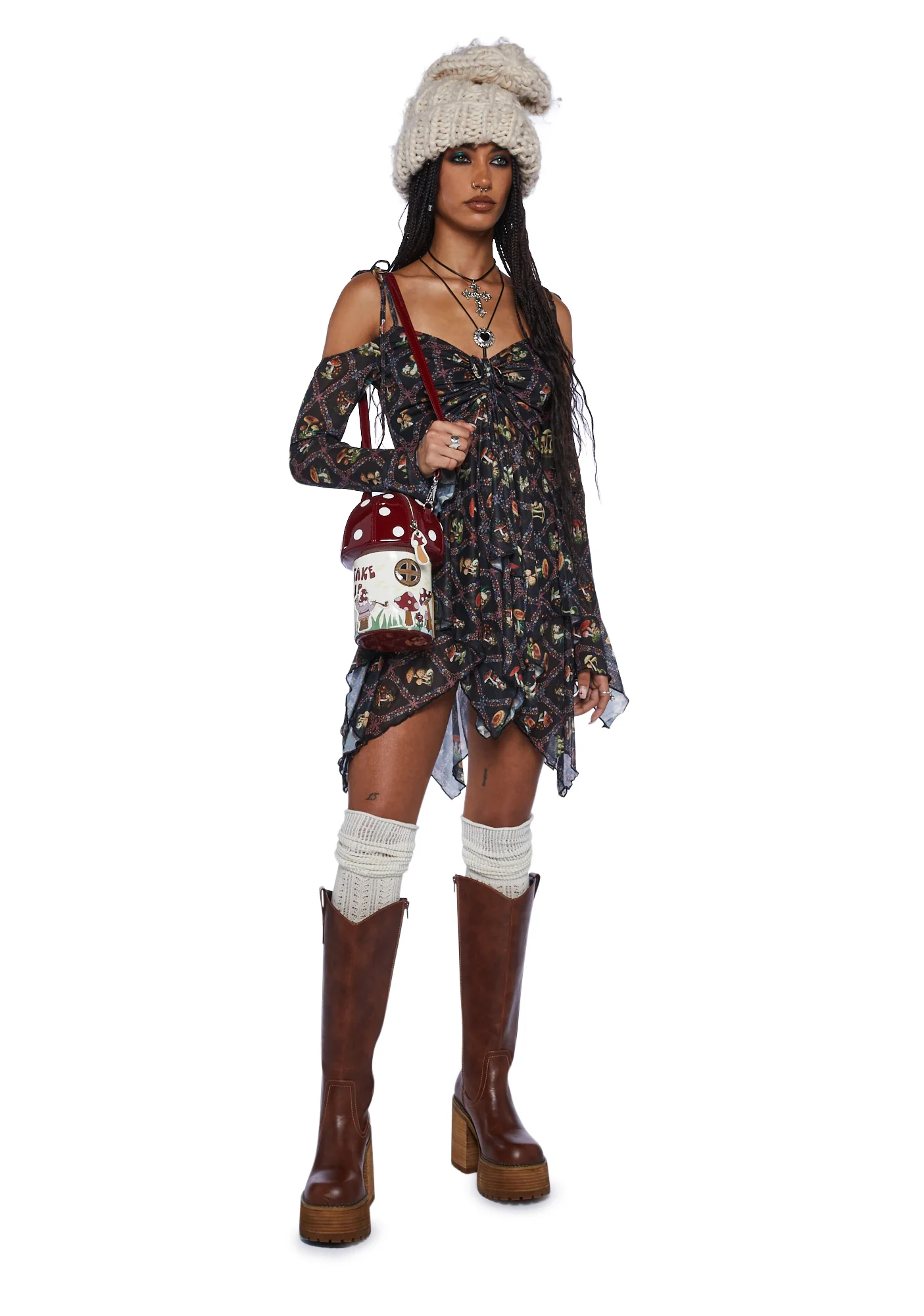 Mushroom Dweller Crossbody Bag - Image 6