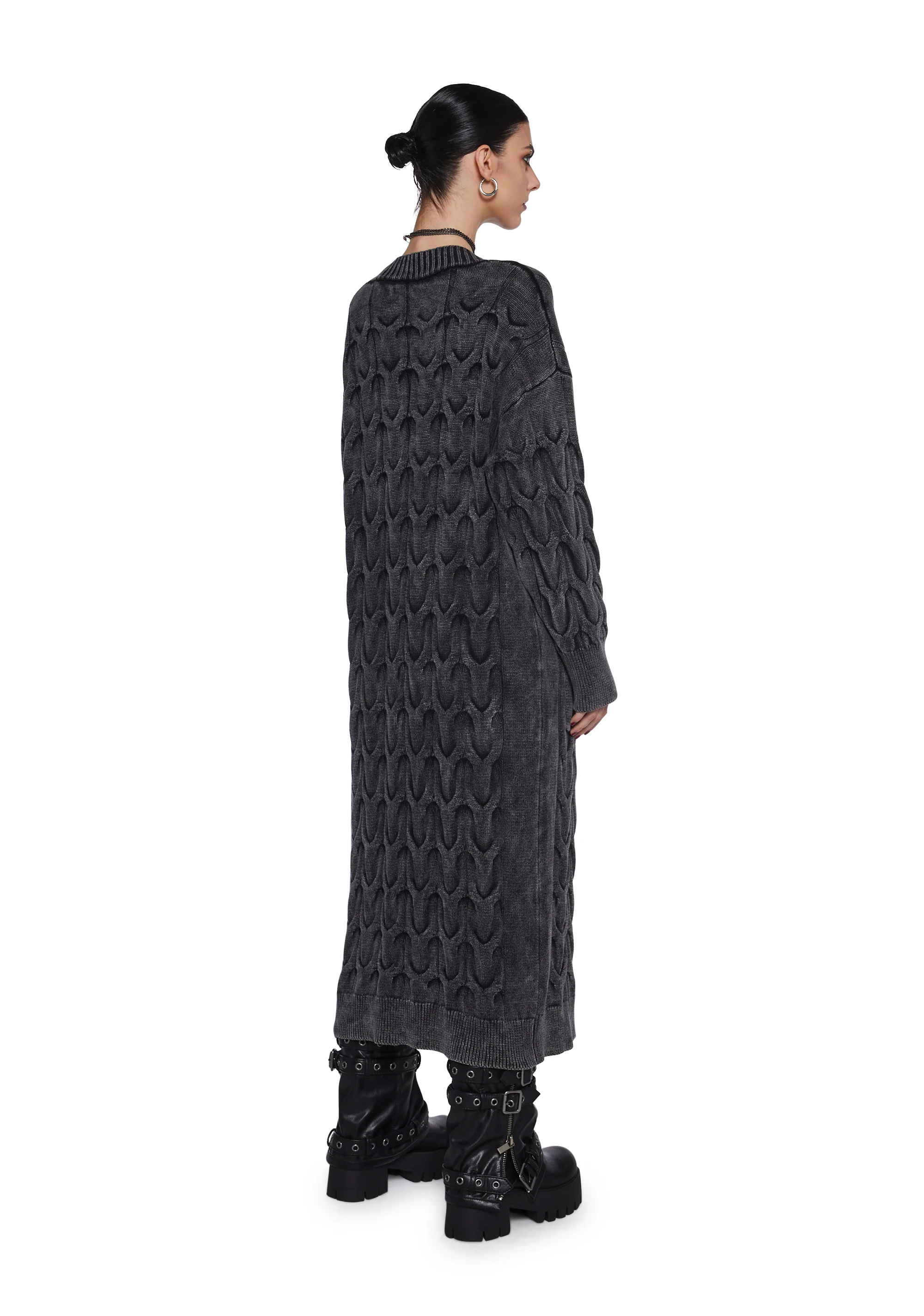 Musical Taste Cable Knit Duster - Image 4