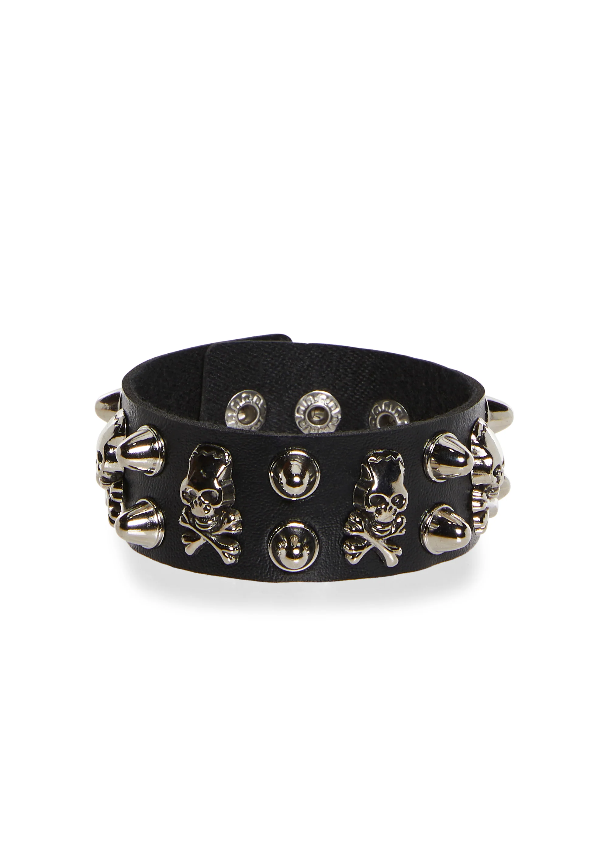 Mutineer Vibes Skull Bracelet - Black - Image 2