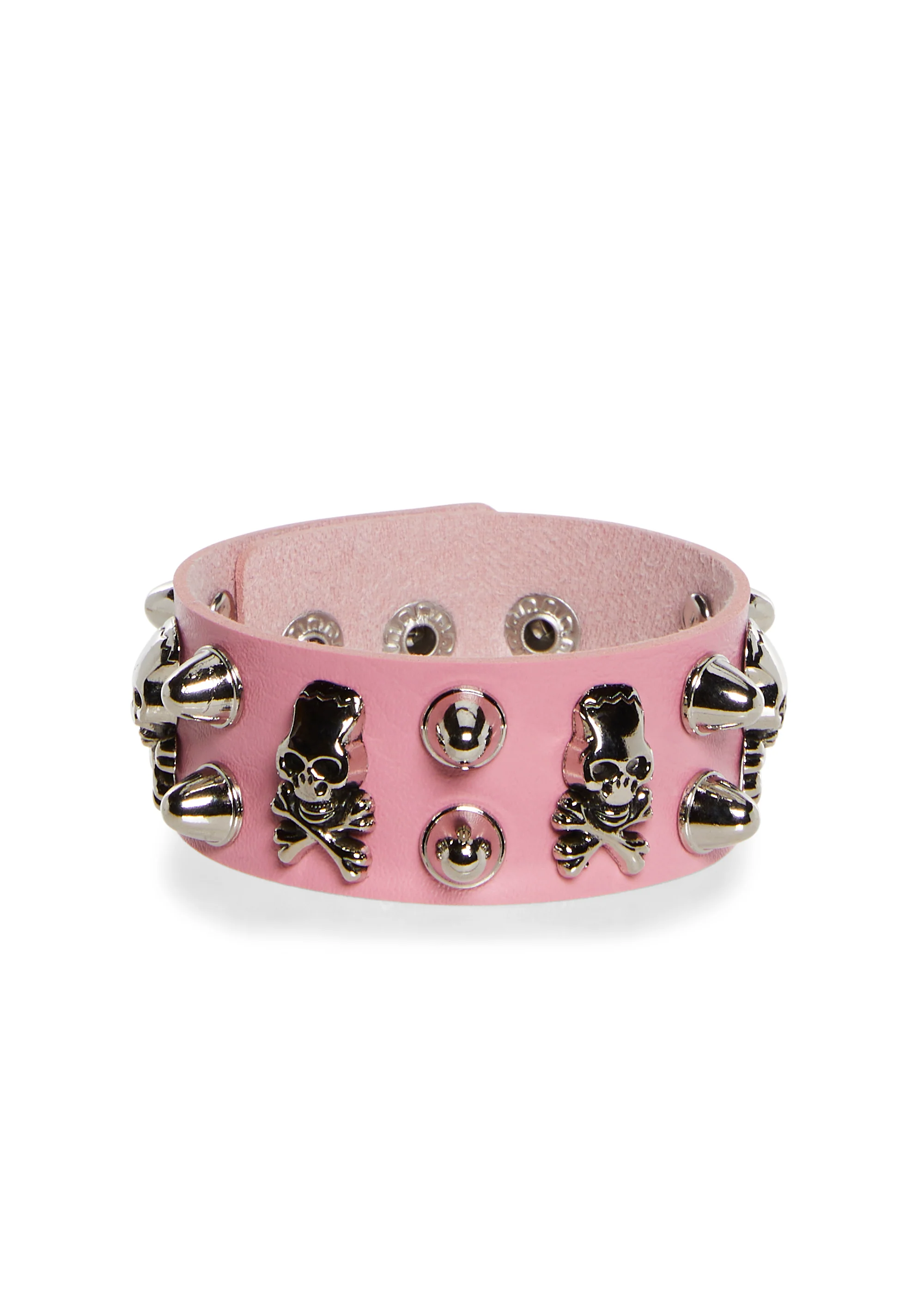 Mutineer Vibes Skull Bracelet - Pink - Image 2
