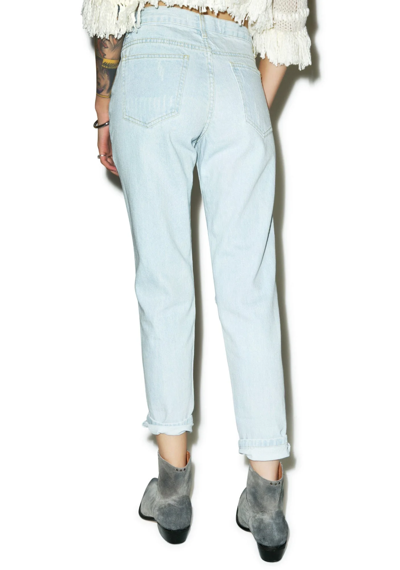 My Boyfriend's Jeans - Light Blue - Image 5