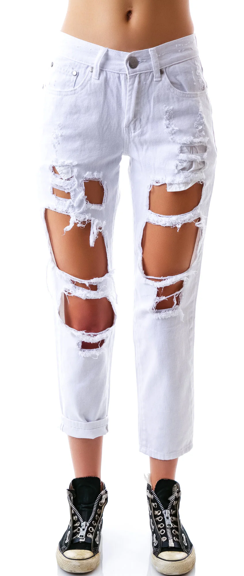 My Boyfriend's Jeans - White - Image 3