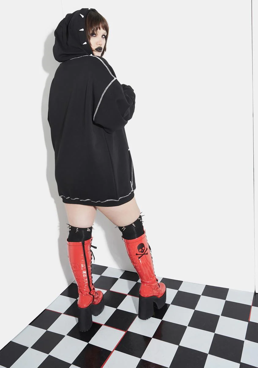 My Forsaken Soul Spiked Hoodie - Image 4