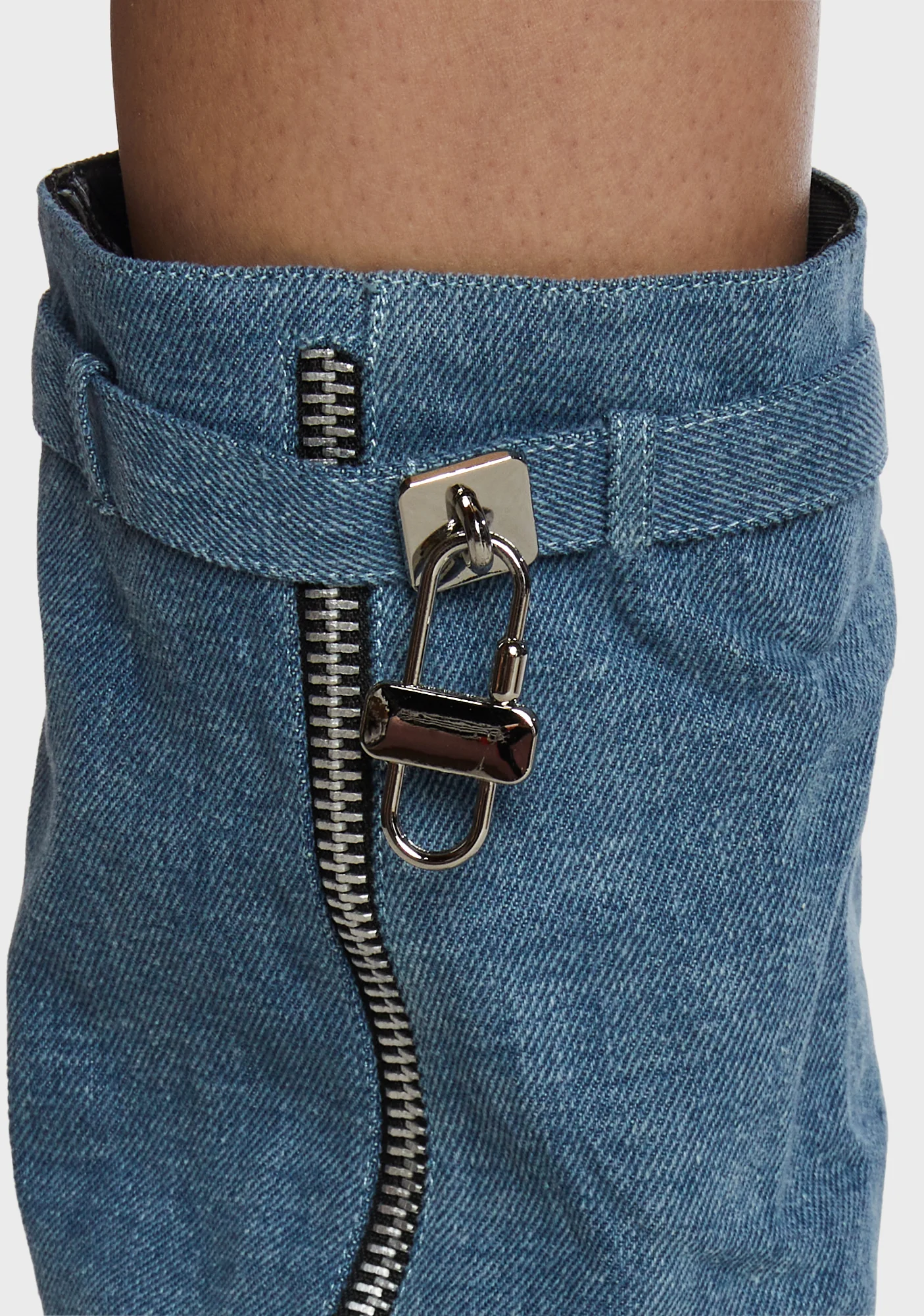 My Own Way Denim Boots - Image 2
