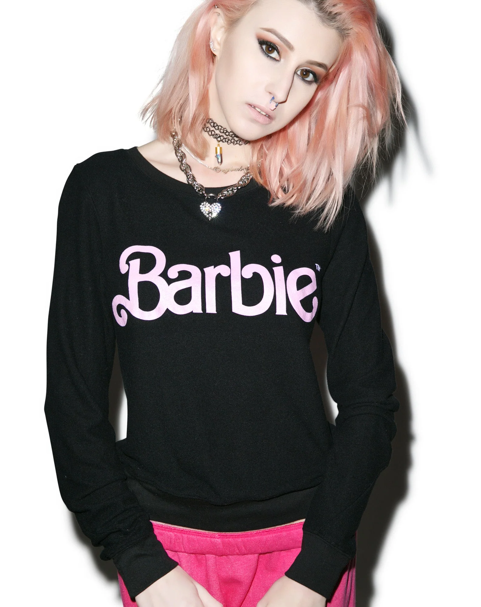 My Resume Baggy Beach Jumper - Light Pink - Image 15
