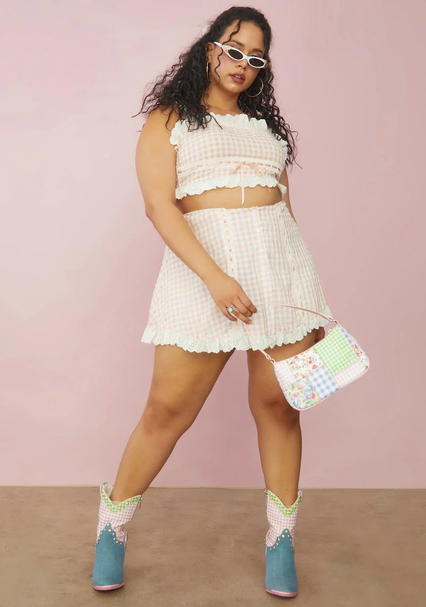 My Slice Of Heaven Gingham Tank - Image 3