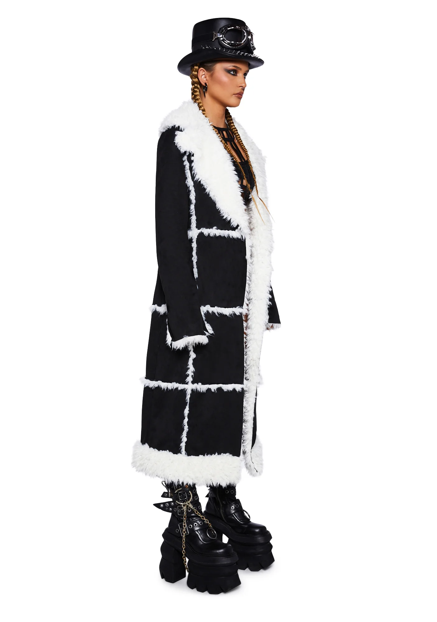Myriad Memories Faux Fur Coat - Image 3
