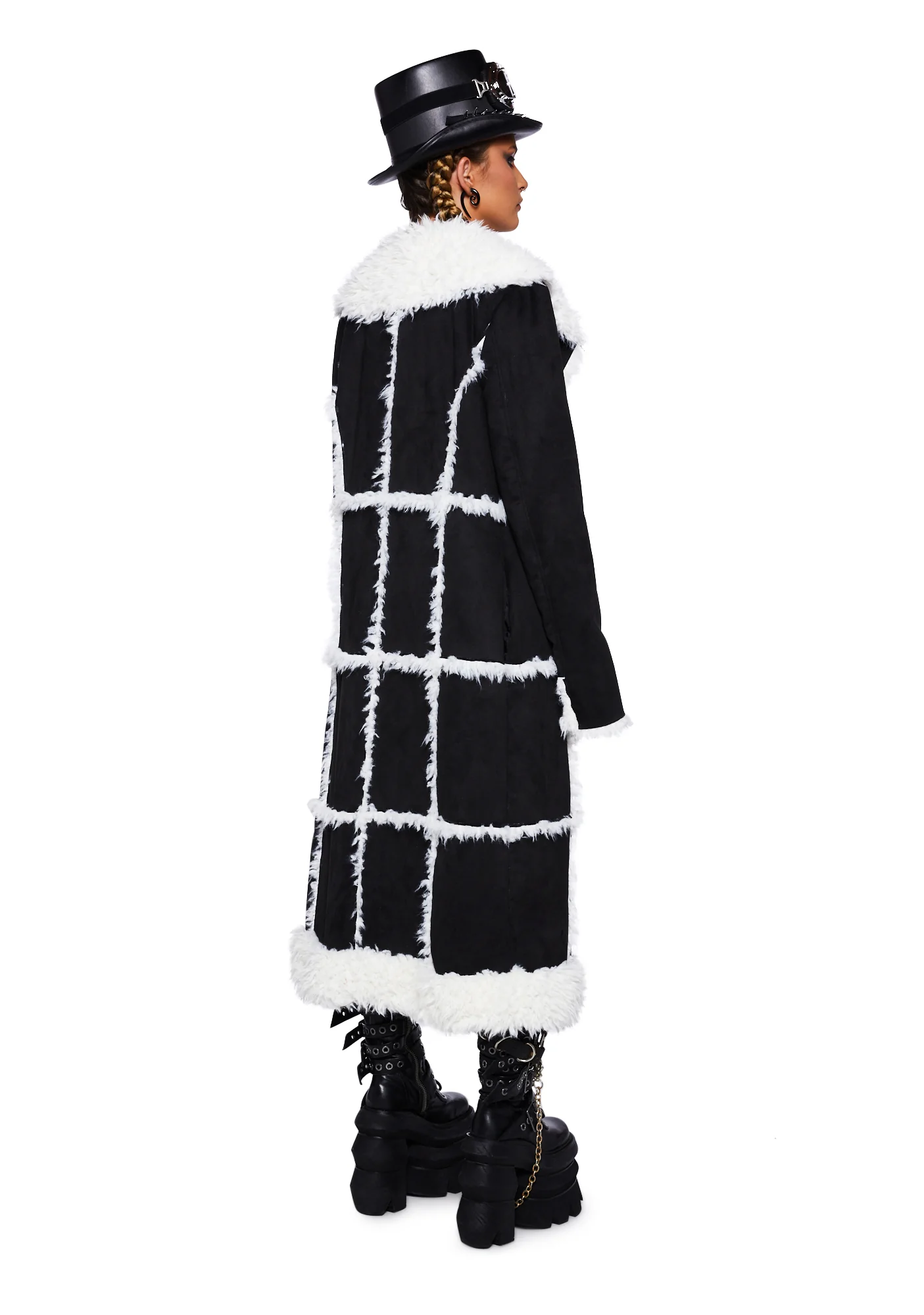 Myriad Memories Faux Fur Coat - Image 4