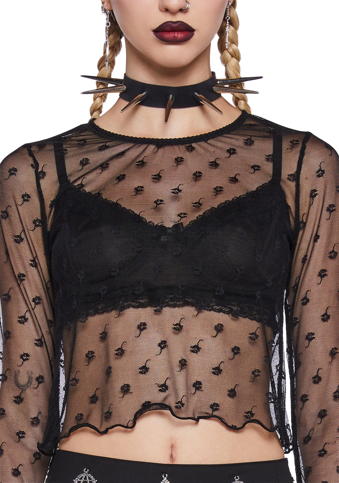 Mystery's Mistress Mesh Top - Image 5