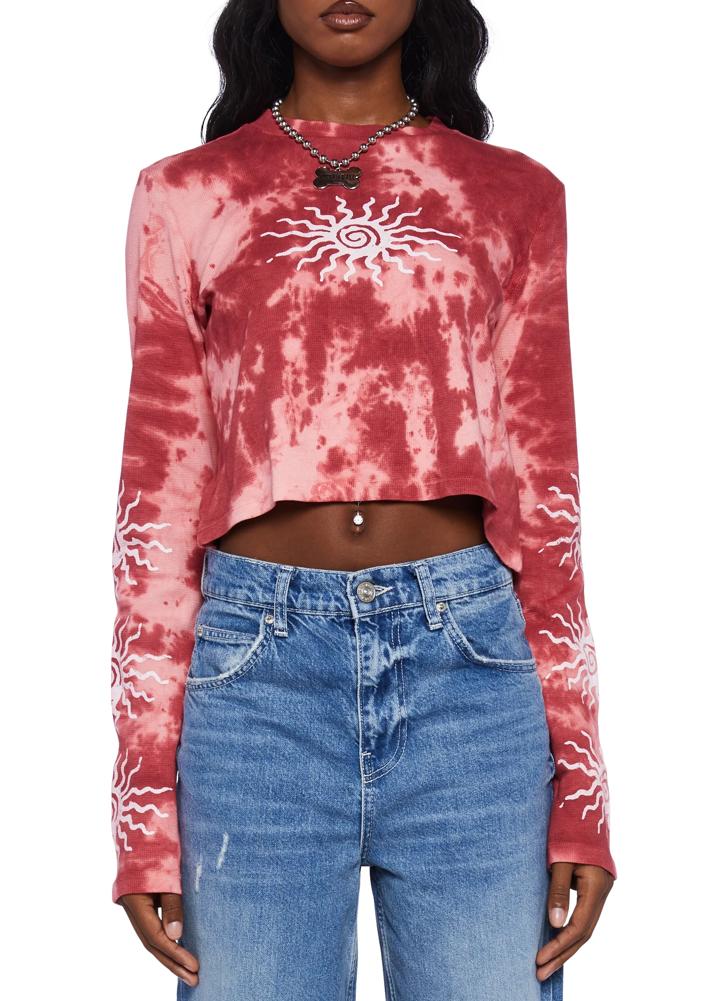 Mystic Sun Waffle Knit Top - Image 6
