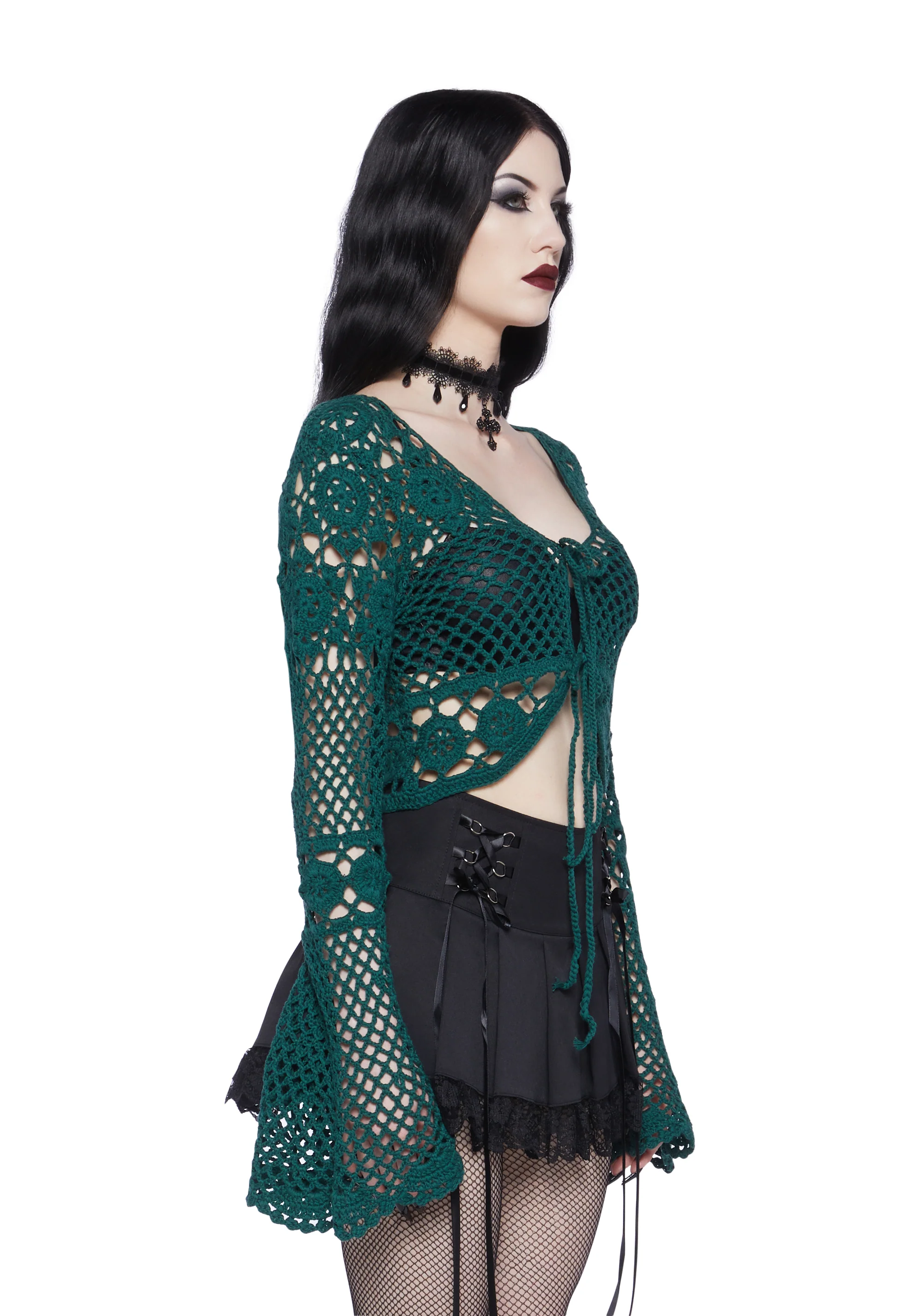 Mystical Legion Crochet Cardigan - Image 3