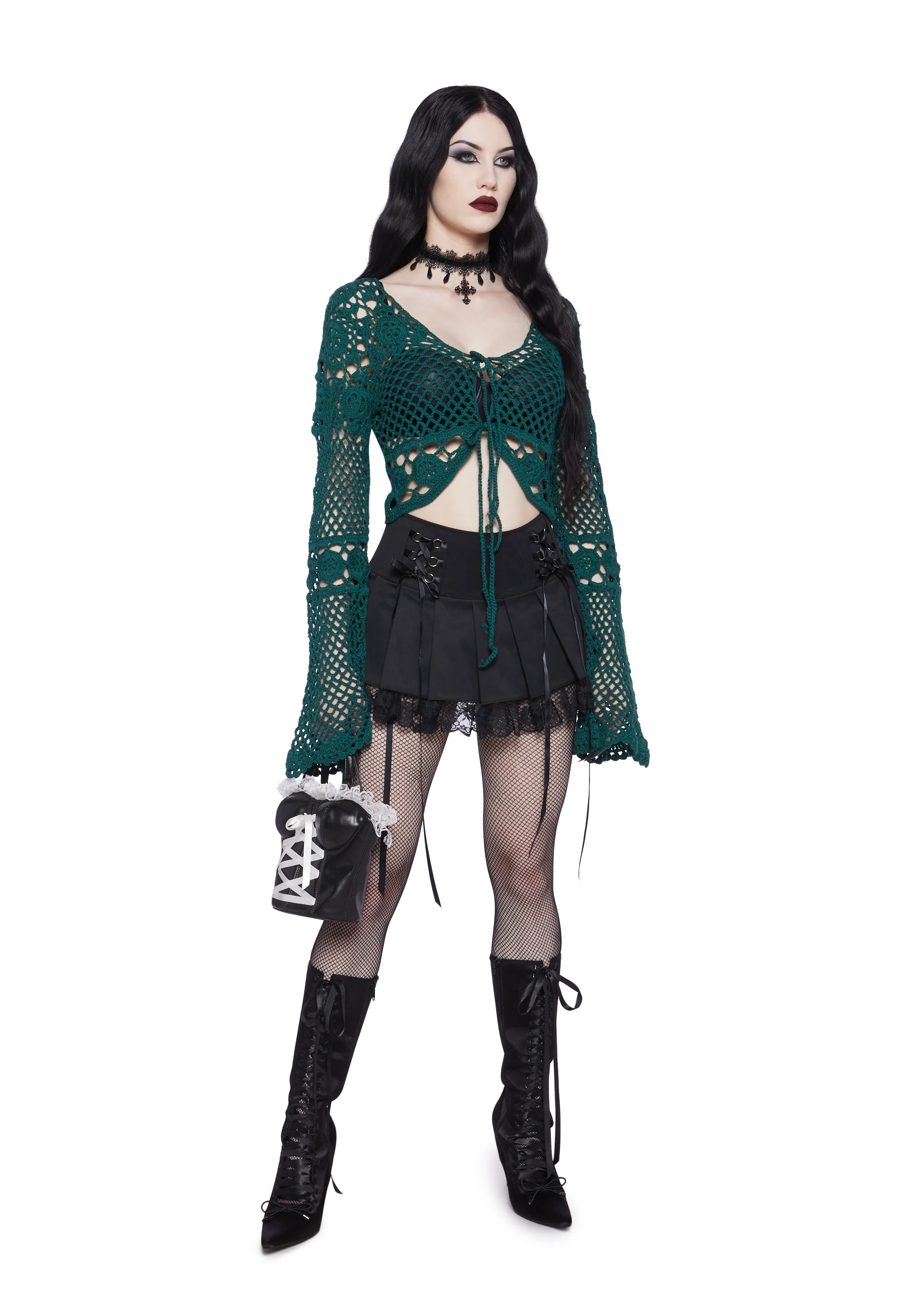 Mystical Legion Crochet Cardigan - Image 4