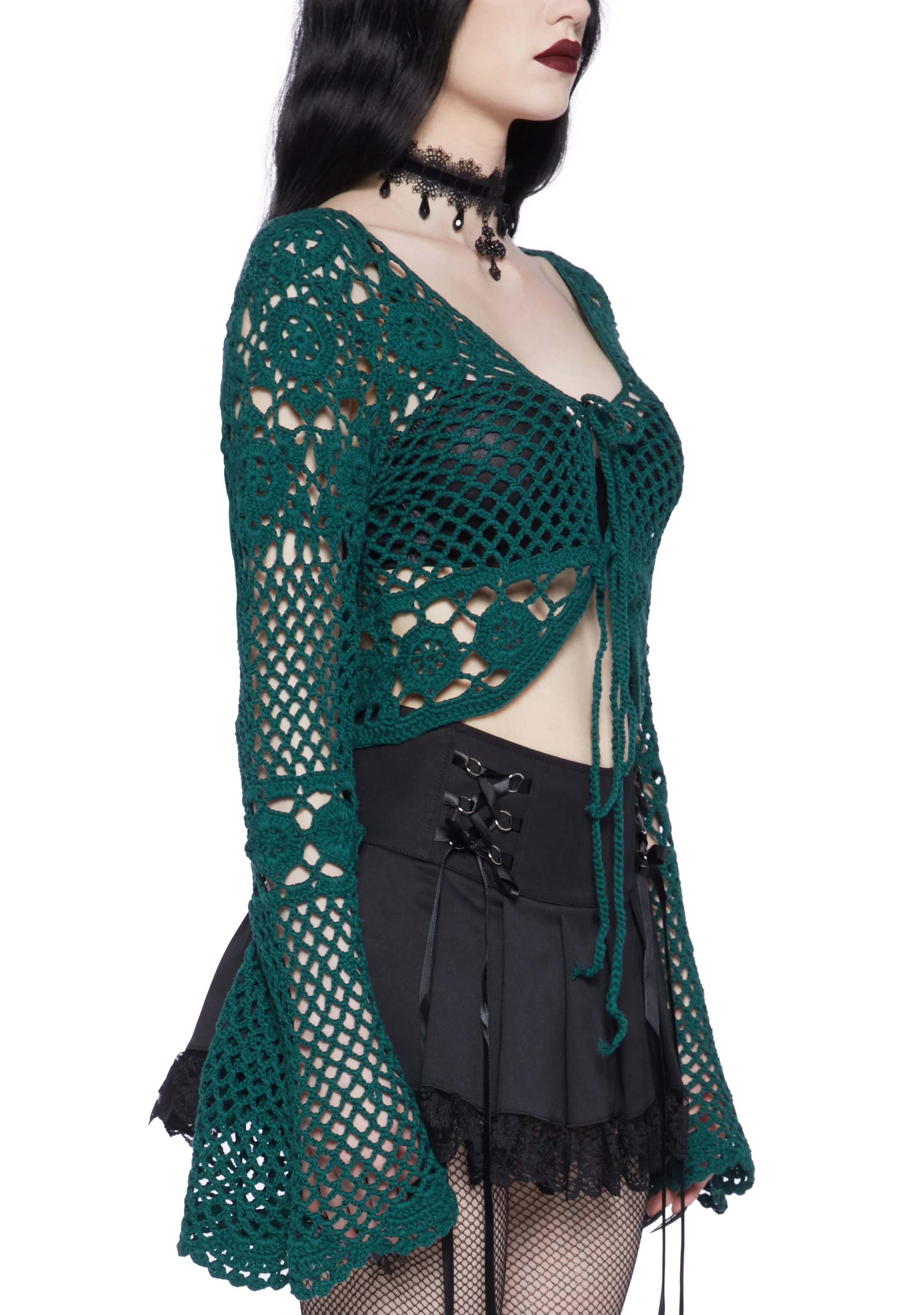 Mystical Legion Crochet Cardigan - Image 5