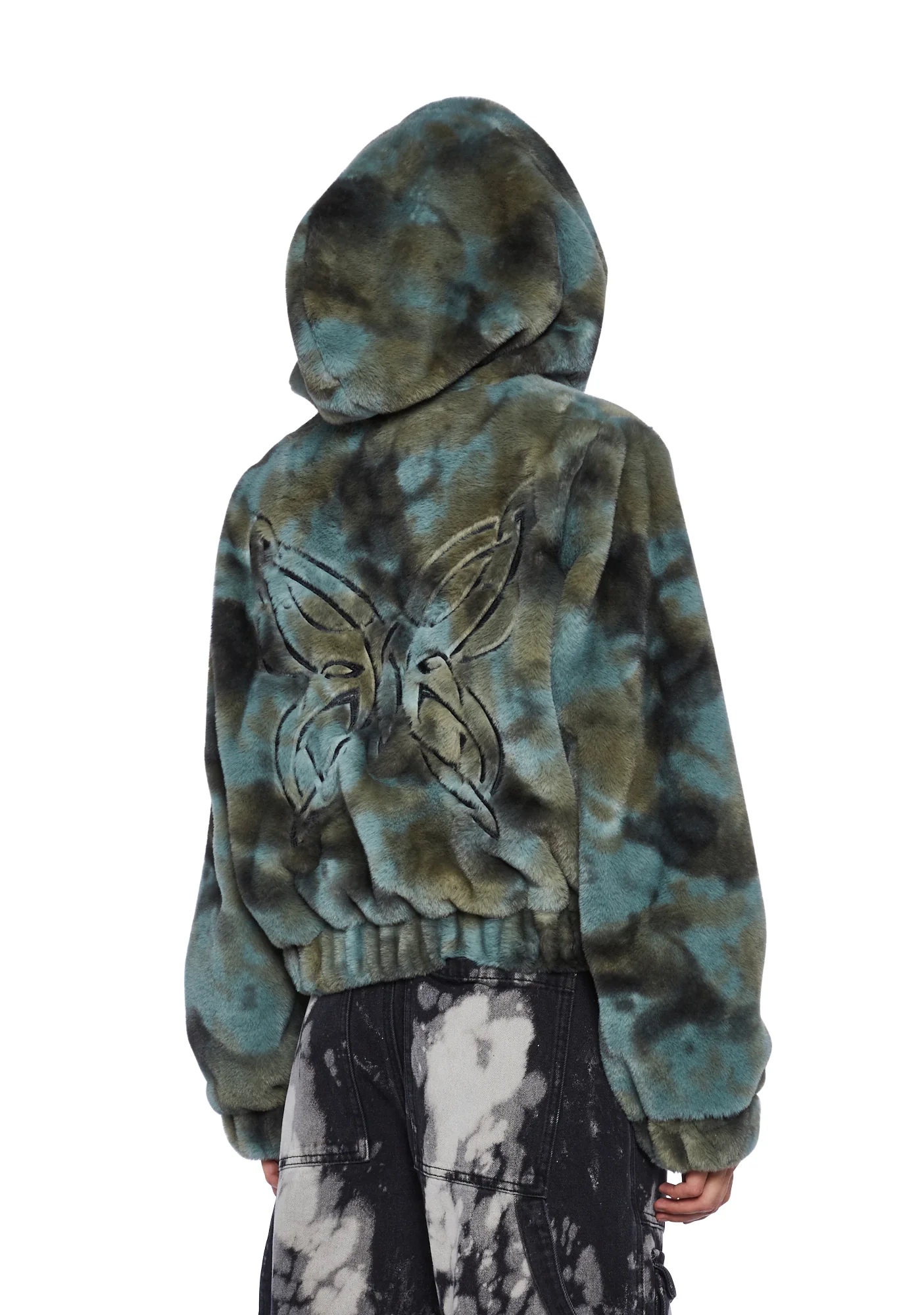 Mythical Memories Faux Fur Hoodie - Image 4