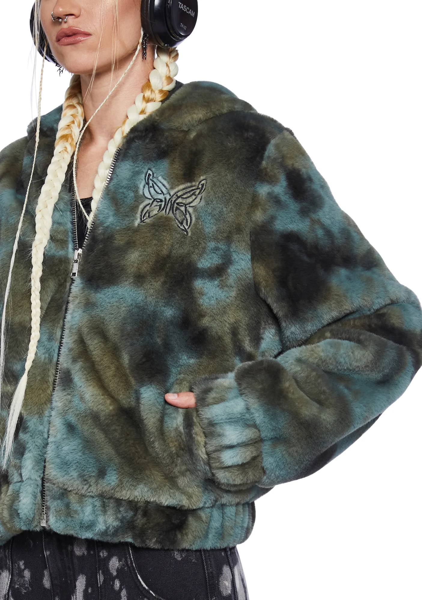 Mythical Memories Faux Fur Hoodie - Image 5