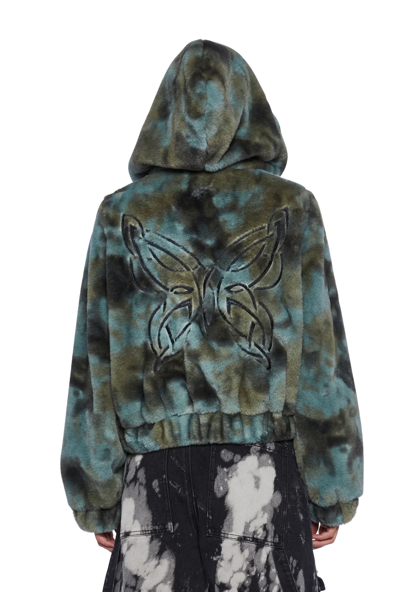 Mythical Memories Faux Fur Hoodie - Image 6