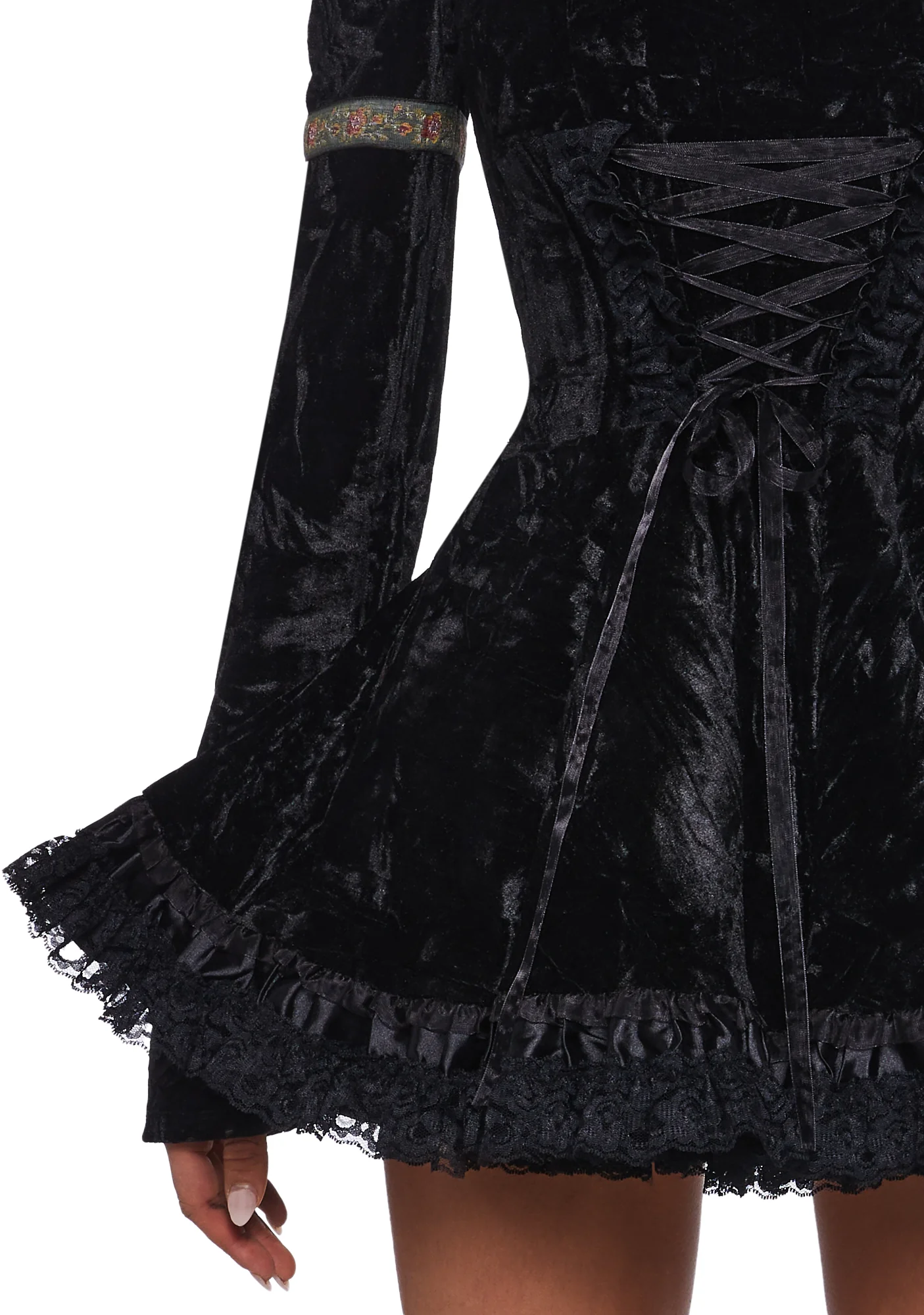 Myths N' Legends Mini Dress - Black - Image 5