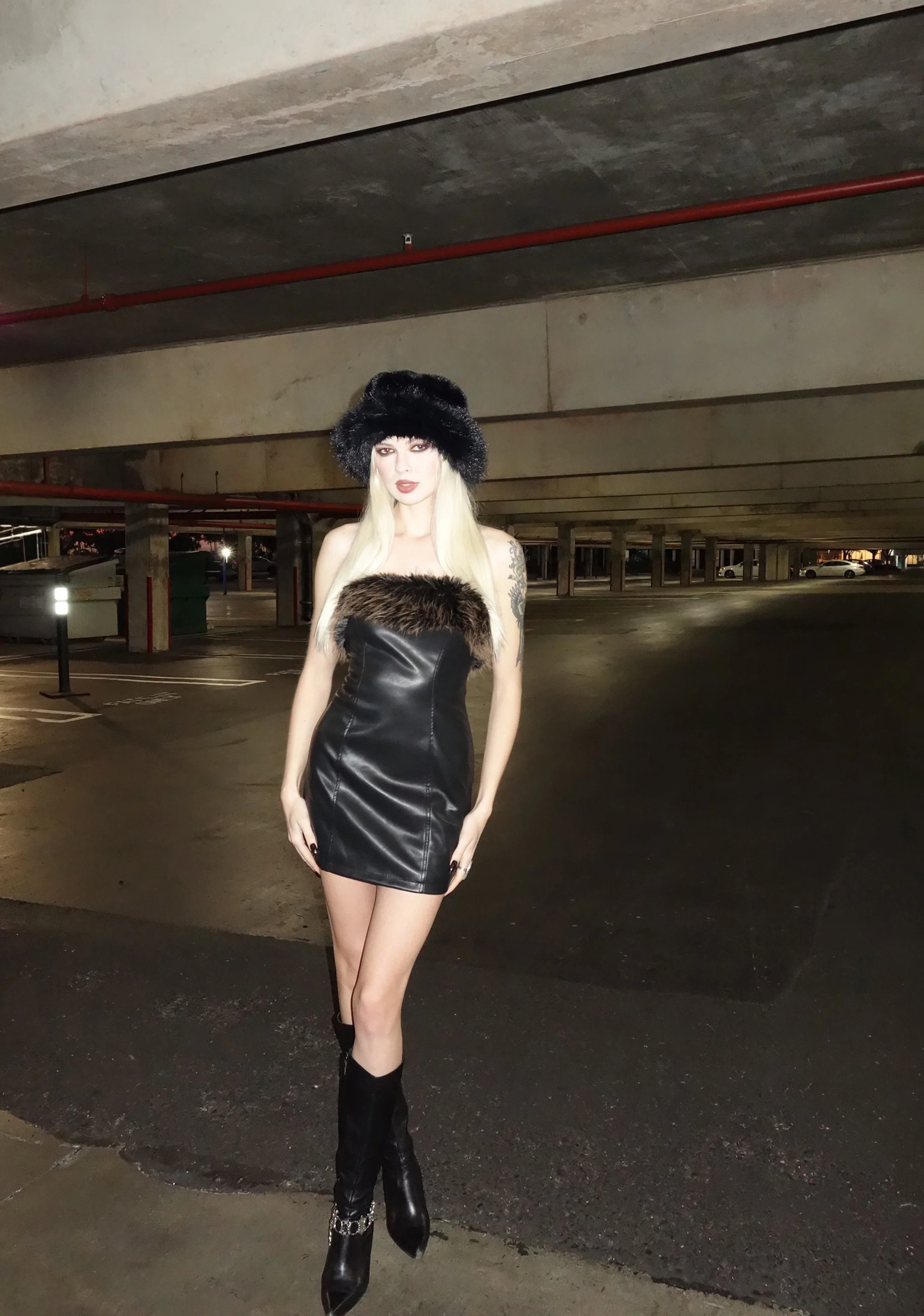 Nadine Strapless Mini Dress - Black - Image 7