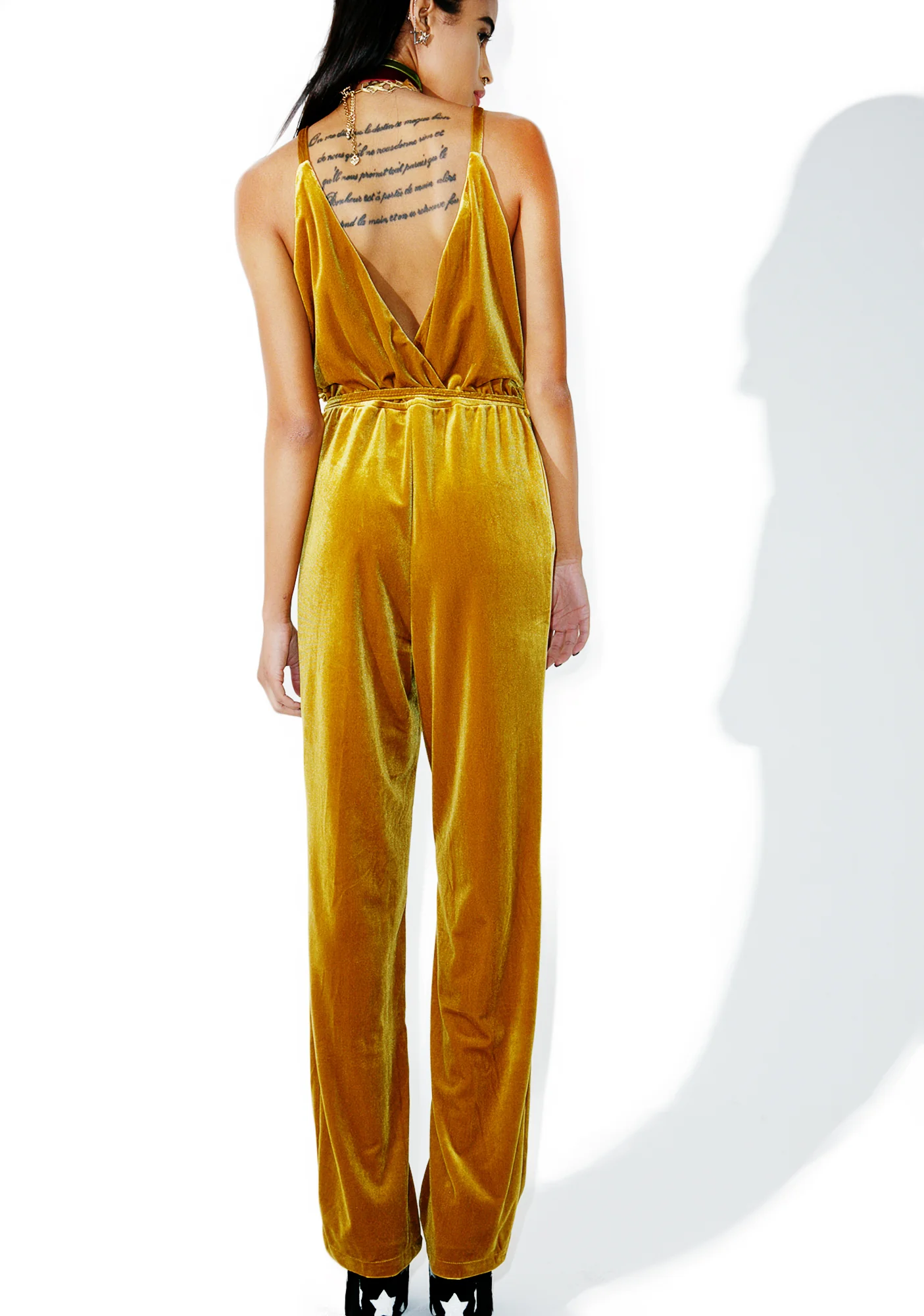 Nantes Velvet Jumpsuit - Image 5