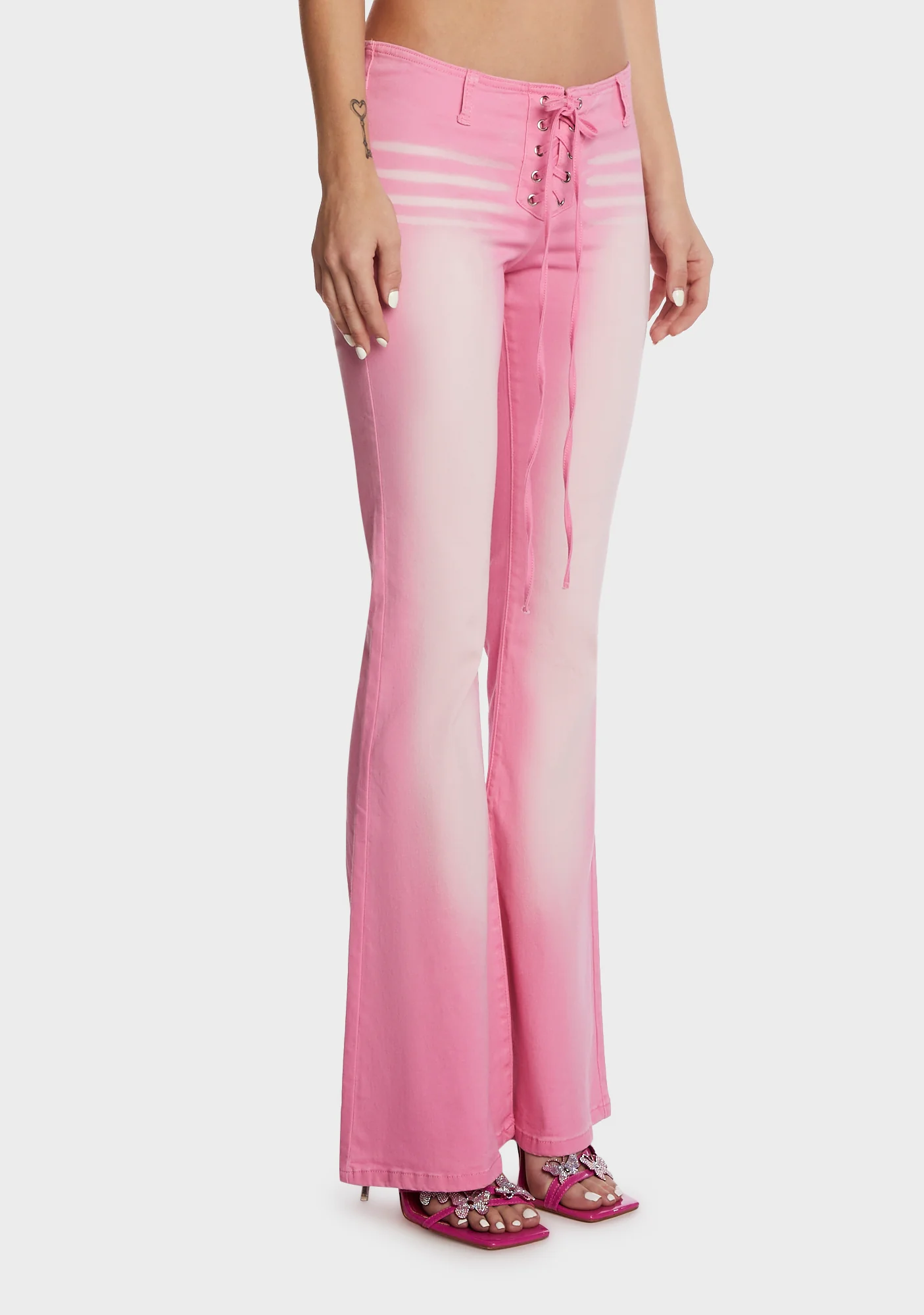 Naomi Lace-Up Jeans - Image 3