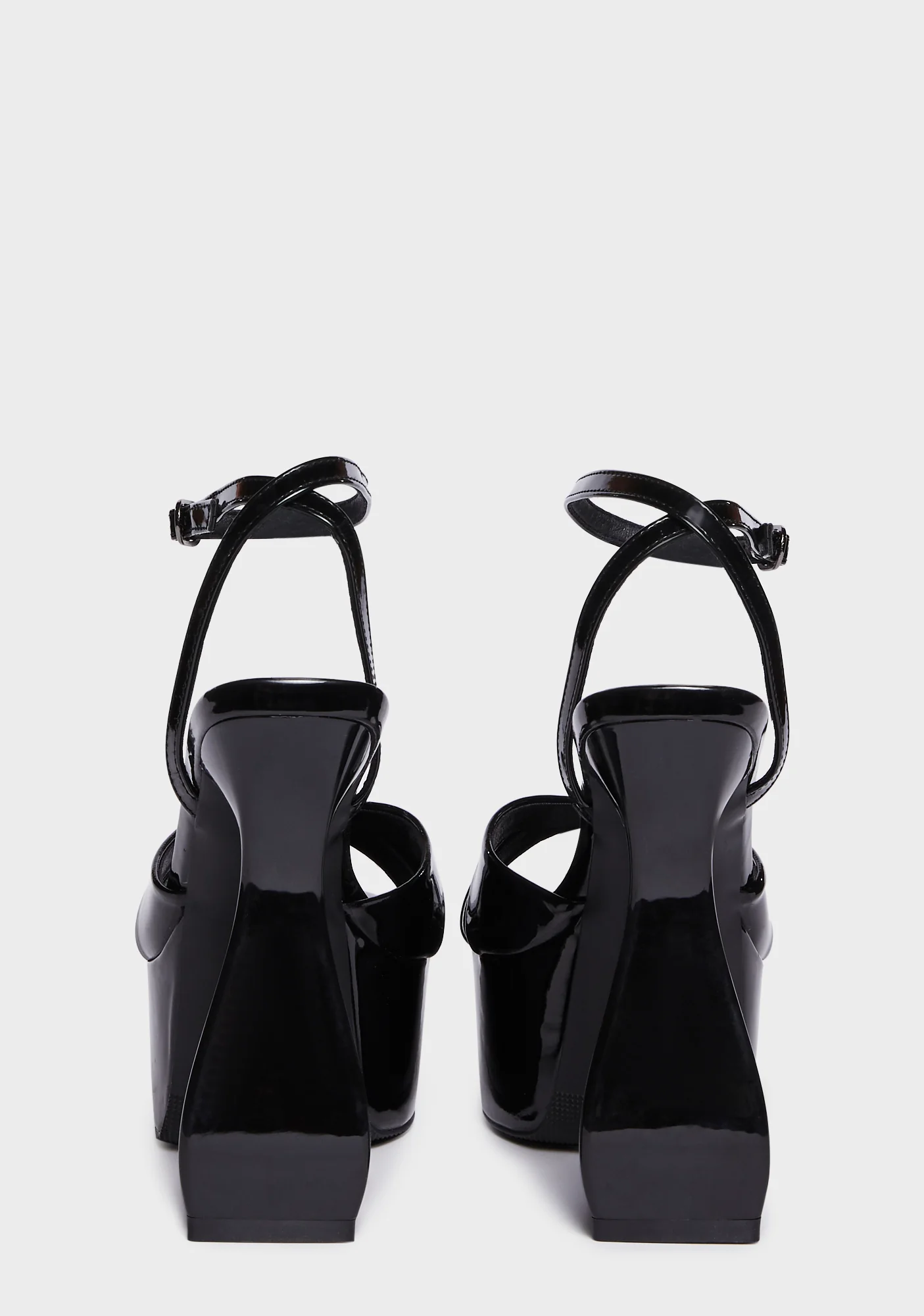 Nathalia-1 Block Heels - Black - Image 3